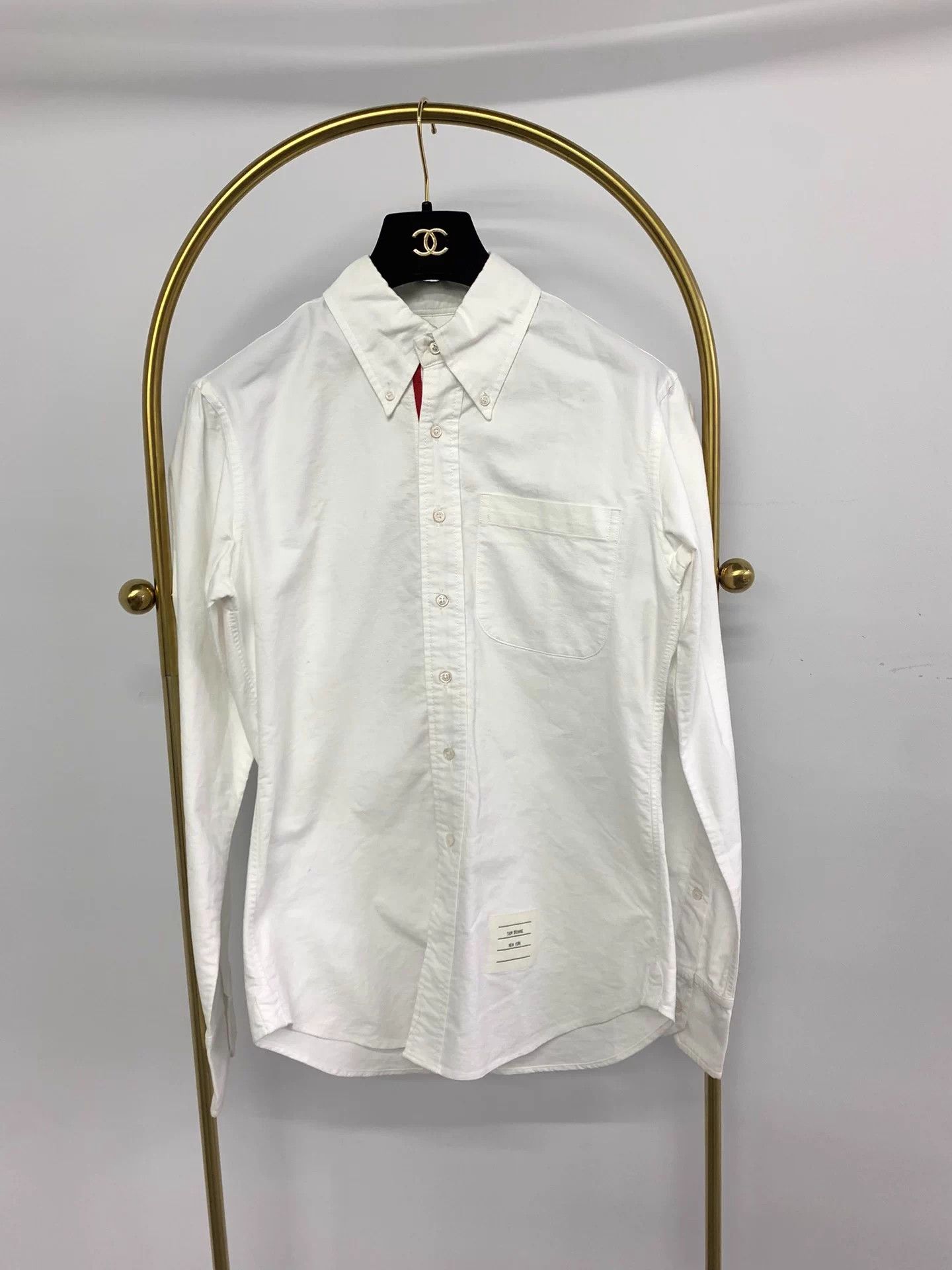 Thom Browne TB White Long Sleeve Shirt 0 New Size US XS / EU 42 / 0 - 1 Thumbnail