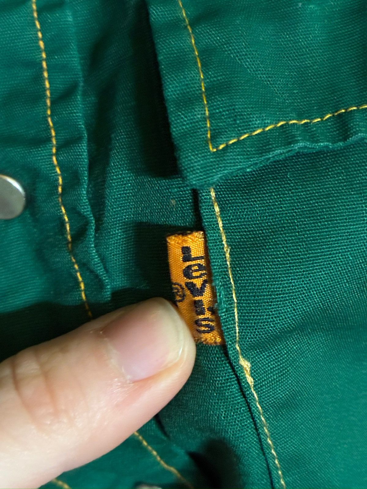 Levi's Vintage Clothing Authentic Vintage Levi’s Green Western Button-Up Shirt Size S / US 4 / IT 40 - 5 Thumbnail