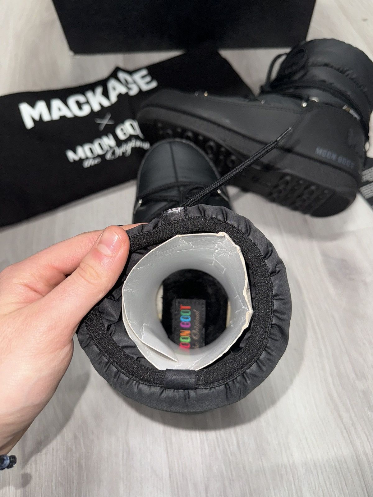 Mackage × Moon Boot Mackage Black Moon Boot 4.5 Size US 4.5 / IT 34.5 - 2 Thumbnail