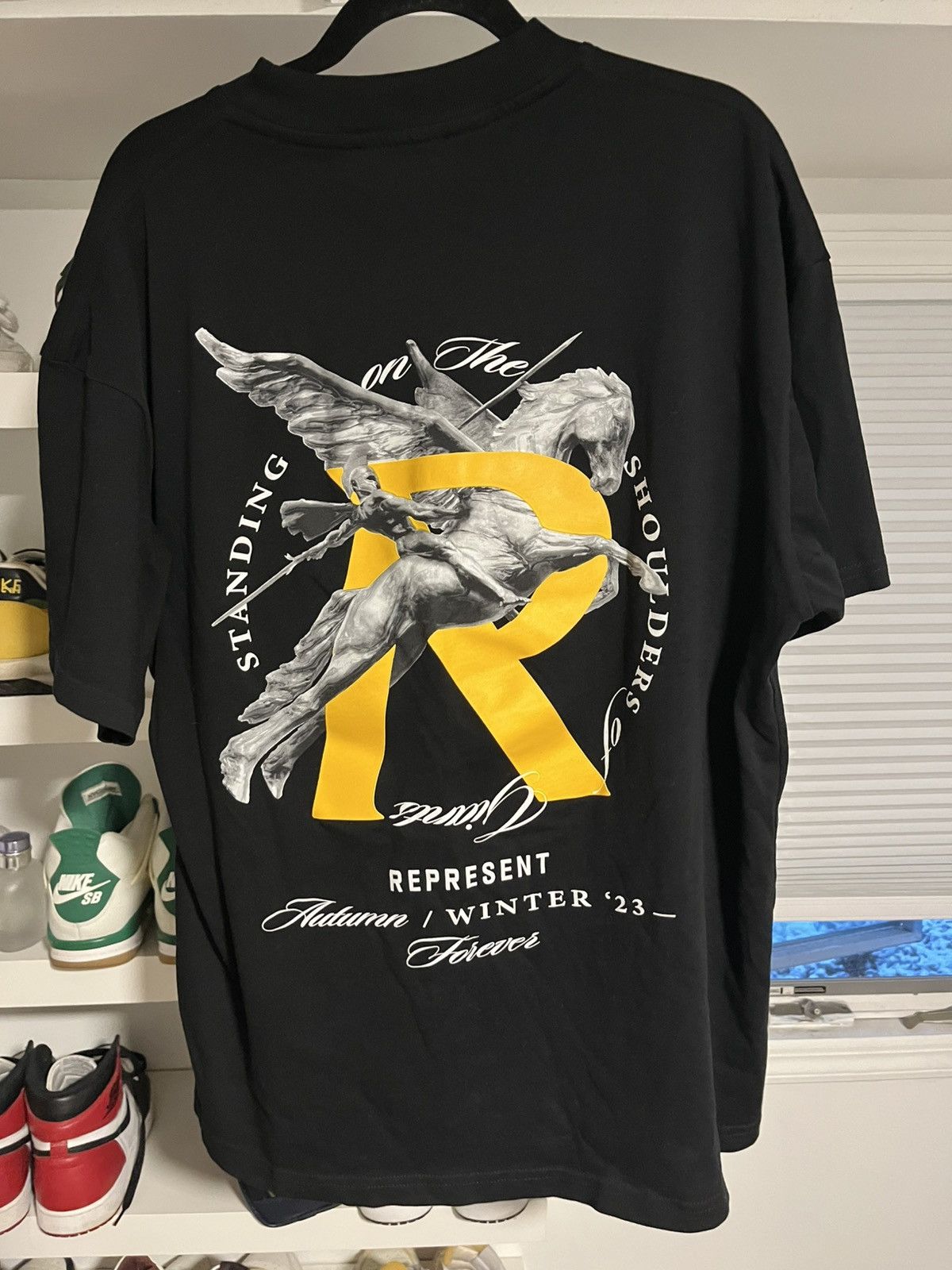 Represent Clo. Represent t shirt - Large - Winter 23 Black Size US L / EU 52-54 / 3 - 2 Thumbnail