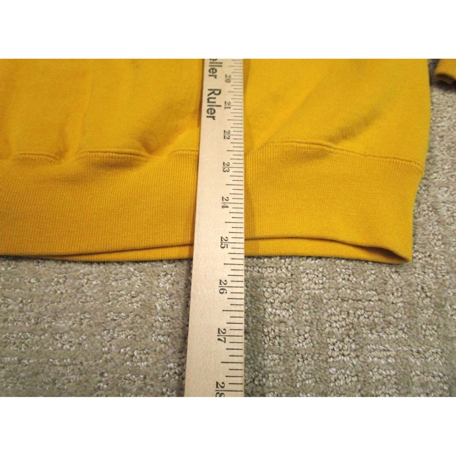 Russell Athletic VINTAGE Russell Athletic Sweatshirt Mens Large Crewneck Pullover USA 90s Yellow Cotton Polyester Knit Logo Sweatshirt Mens 90s Retro USA Size US L / EU 52-54 / 3 - 7 Thumbnail