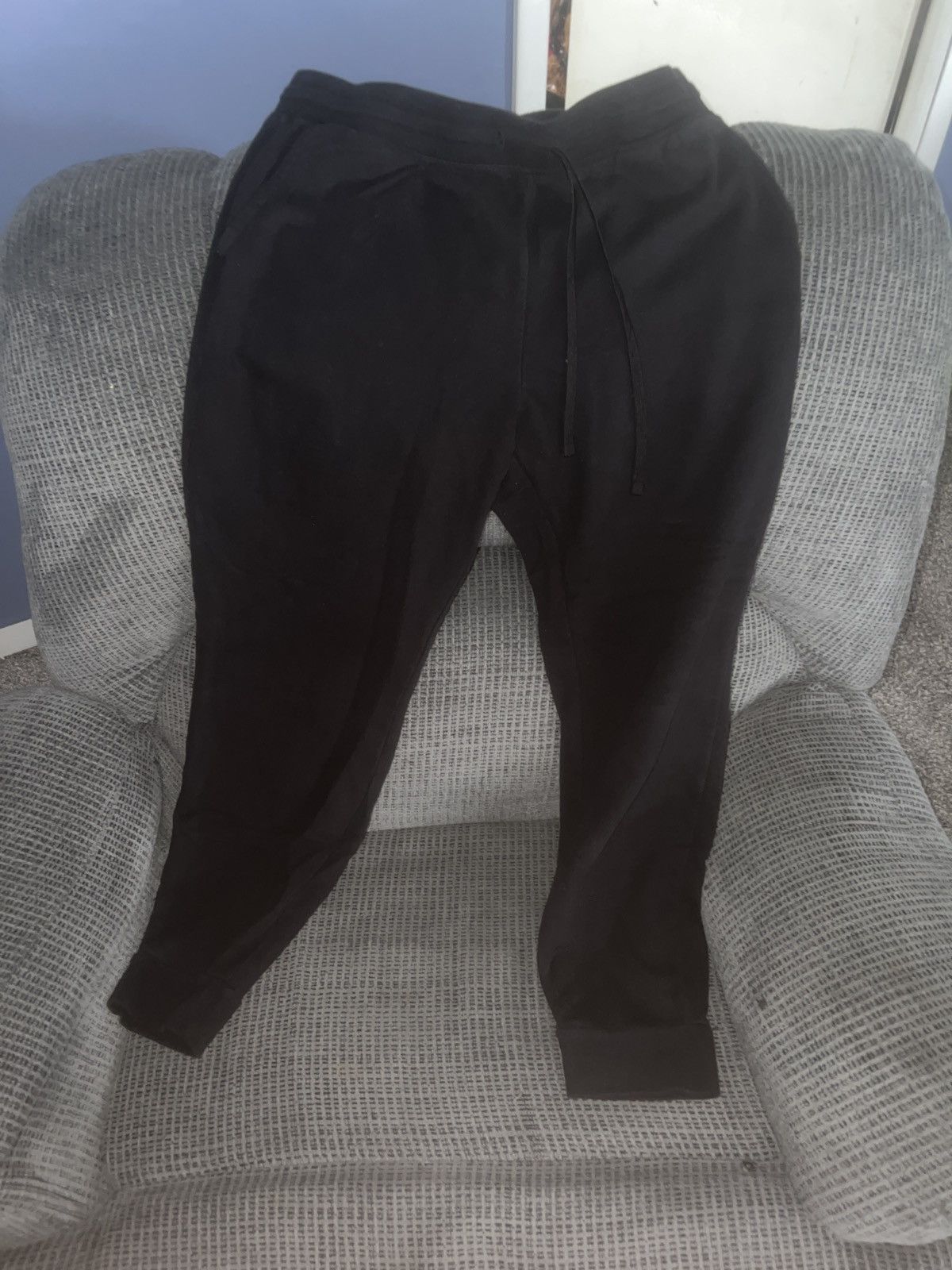 image of Tek Gear Ultrasoft Fleece Sweatpants in Black, Men's (Size 28)