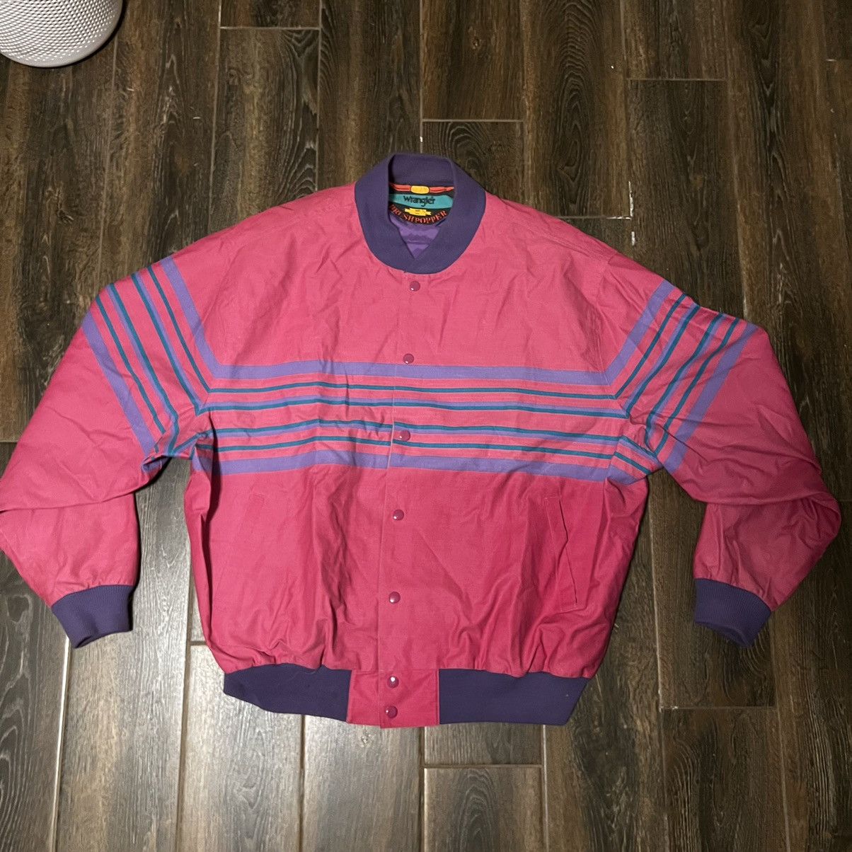 image of Vintage Pink Wrangler Brush Popper, Men's (Size 2XL)