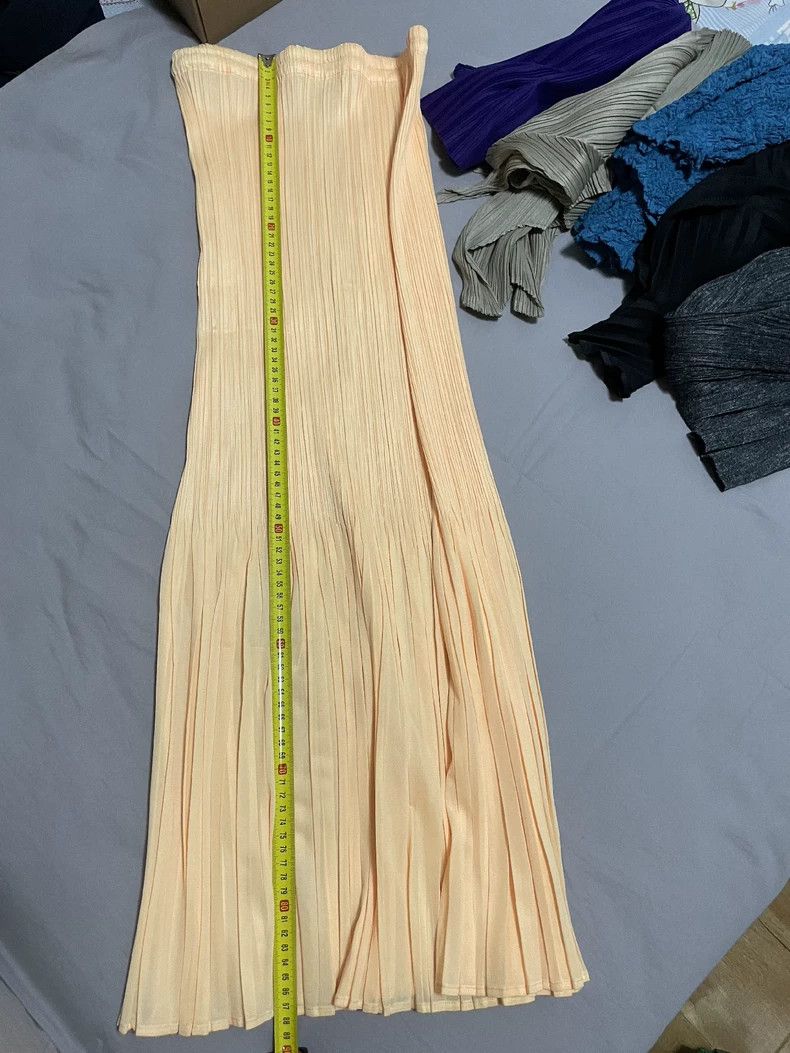 Issey Miyake Issey Miyake Orange pleated skirt Size 26" / US 2 / IT 38 - 4 Thumbnail
