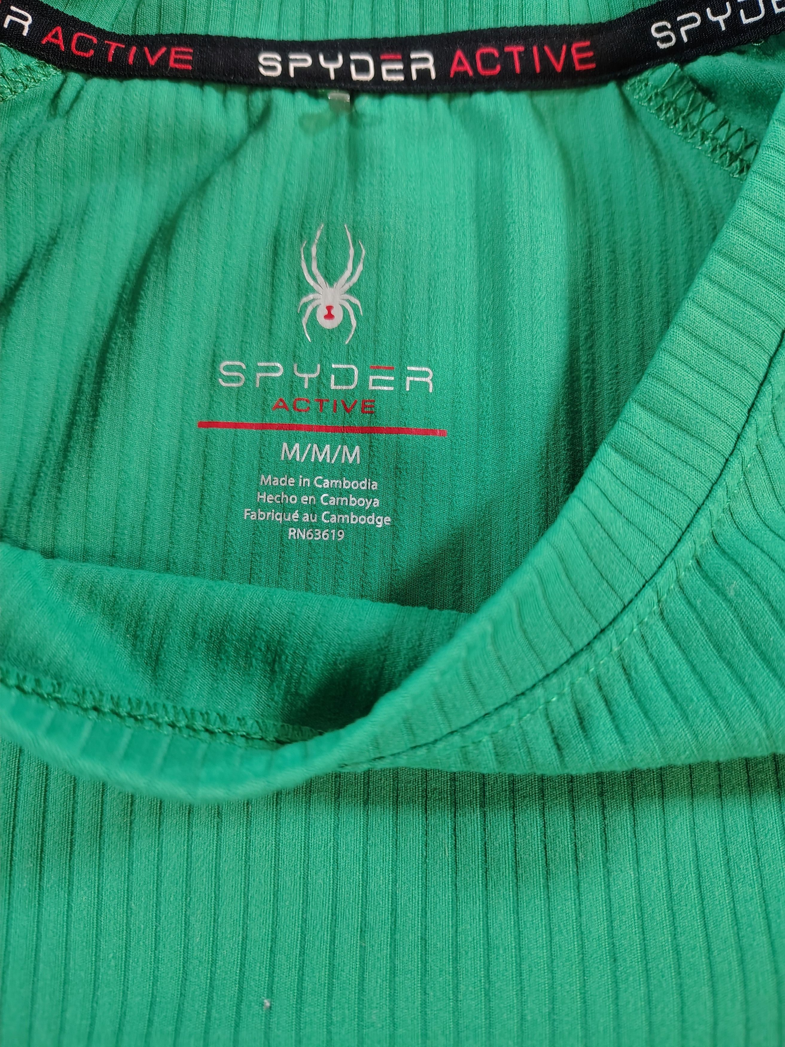 Spyder Women's Green Spyder Active Athletic T-Shirt Size M / US 6-8 / IT 42-44 - 2 Thumbnail