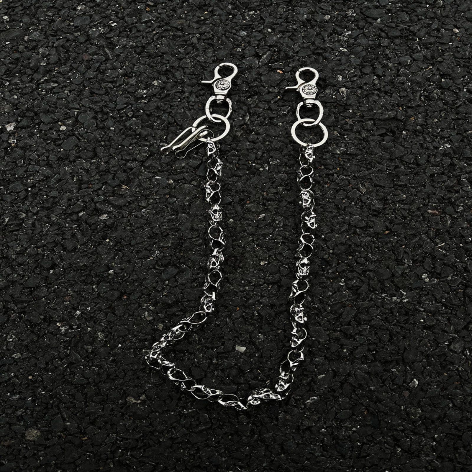 Other Layered Silver Wallet Chain Size ONE SIZE - 2 Thumbnail