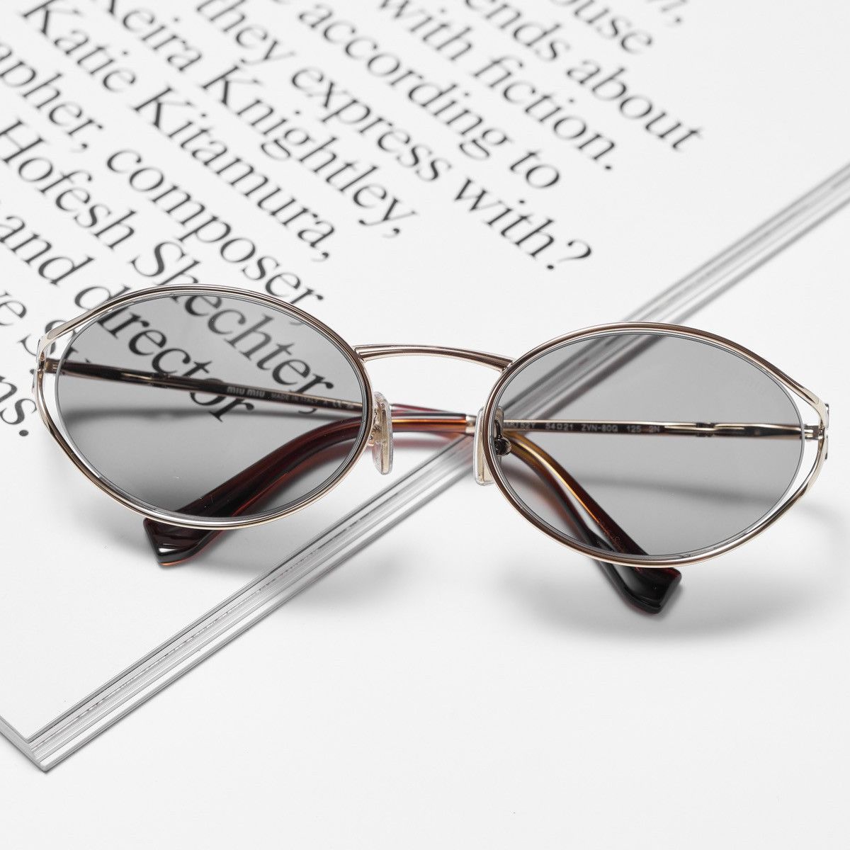 Miu Miu MIU MIU 0MU 52YS ZVN80Q SUNGLASSES Size ONE SIZE - 6 Thumbnail