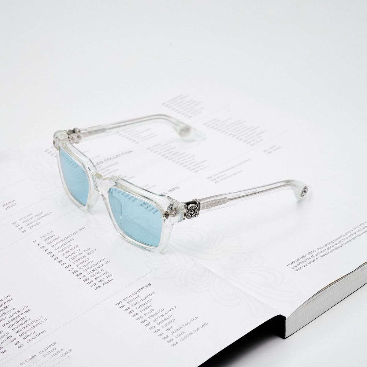 Chrome Hearts CHROME HEARTS HALLLAMANASS CRYSTAL SUNGLASSES Size ONE SIZE - 1 Thumbnail