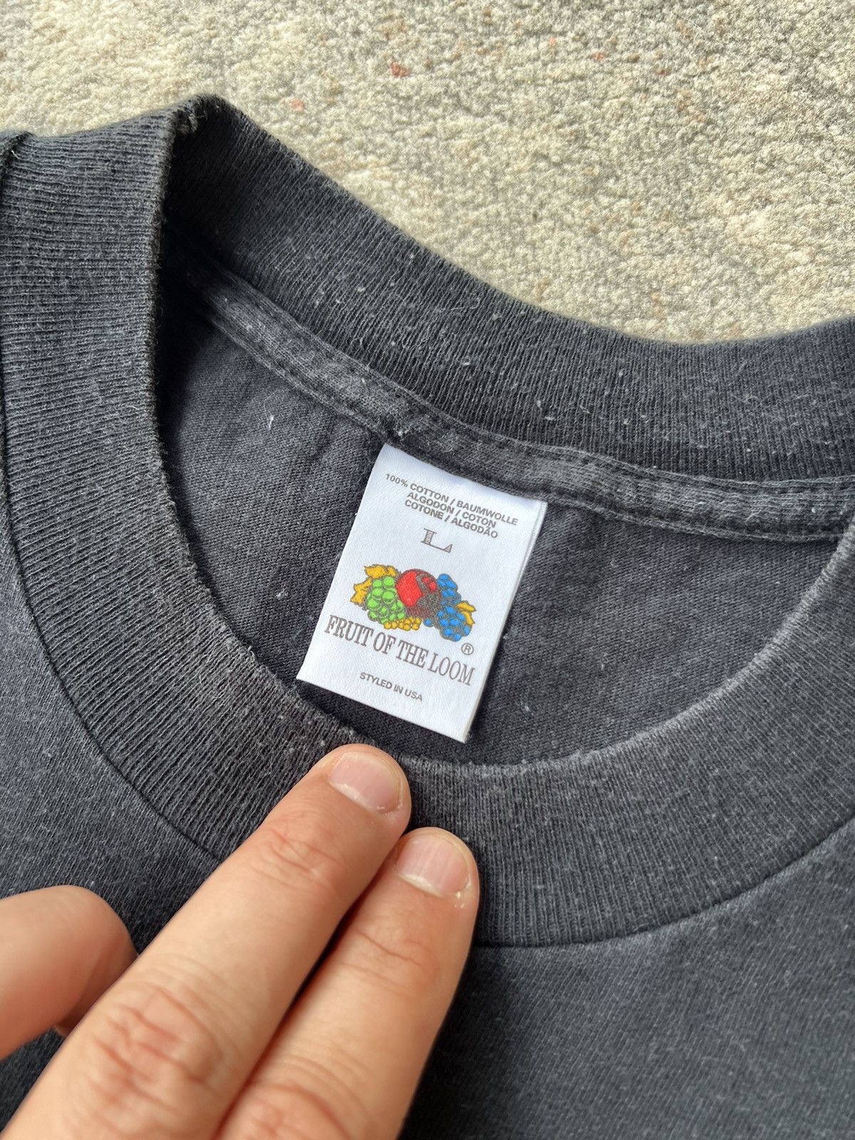 Fruit Of The Loom Fruit Of The Loom Vintage Made In USA Tee Size US L / EU 52-54 / 3 - 3 Thumbnail