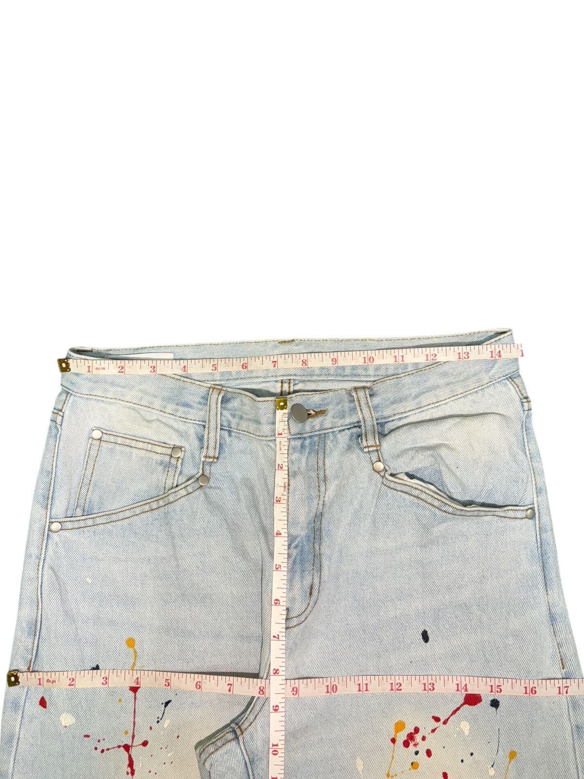 Diesel Vintage Japanese Brand Painted Splattered Distress Jeans Size US 29 - 6 Thumbnail