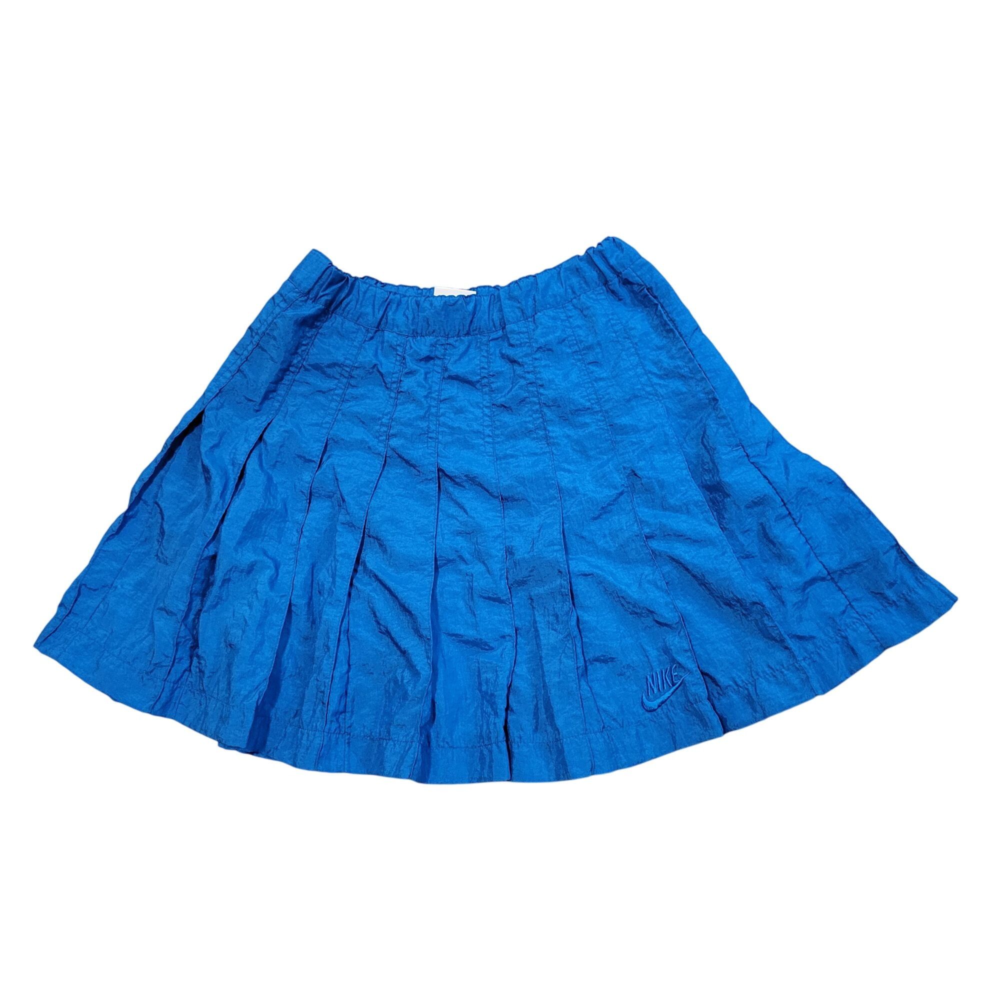 Nike Nike Blue Nylon Swish Pleated Tennis Skirt XXS XS Sport Athl Size 24" / US 00 / IT 34 - 1 Thumbnail