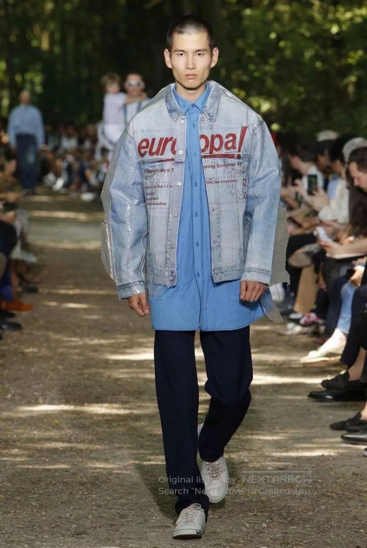 Balenciaga Balenciaga 18SS Coated Denim Jacket. Size US S / EU 44-46 / 1 - 7 Thumbnail