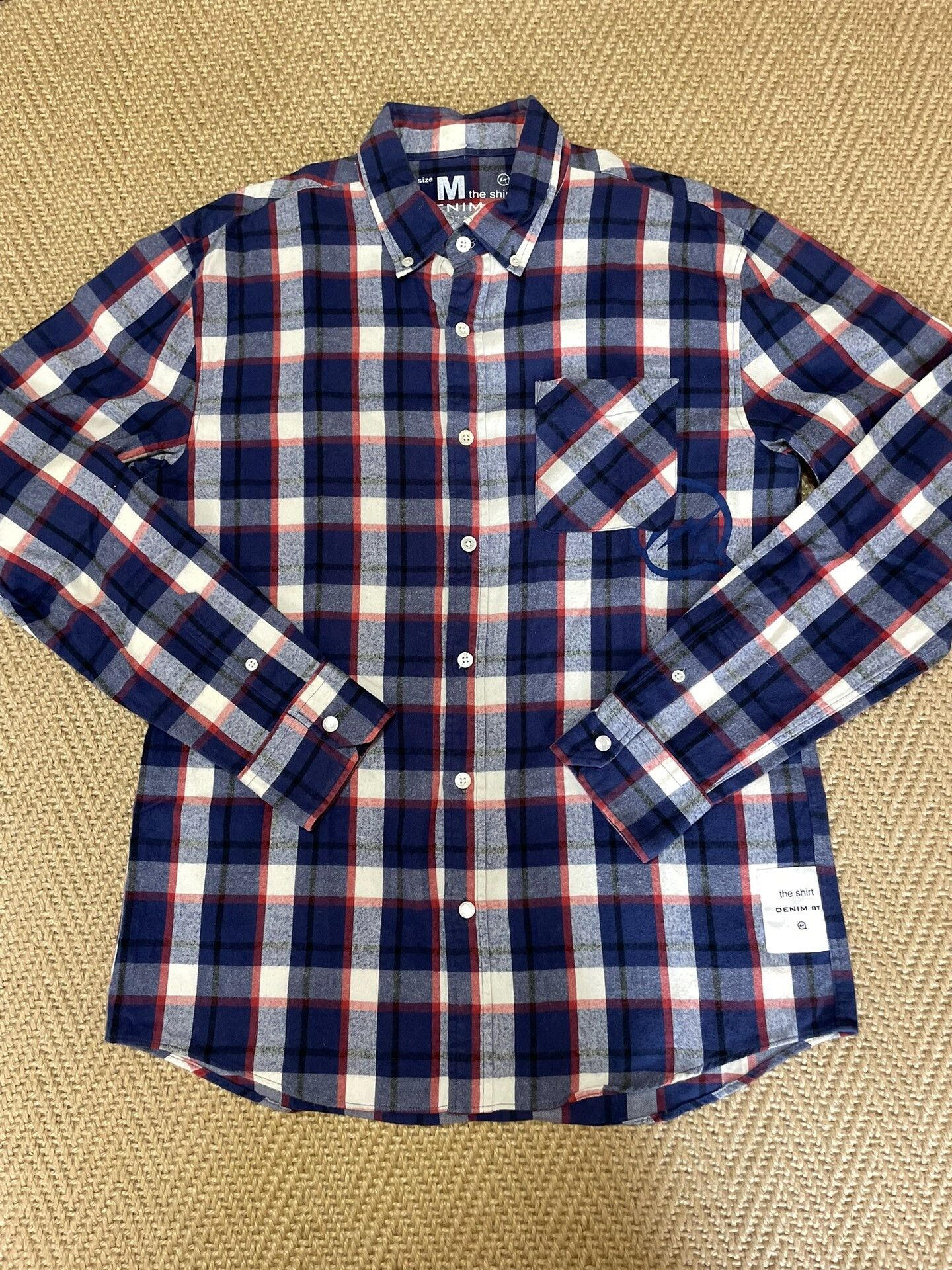 Fragment Design Denim by Vanquish Fragment Lightning Plaid Flannel Shirt Size US M / EU 48-50 / 2 - 1 Thumbnail