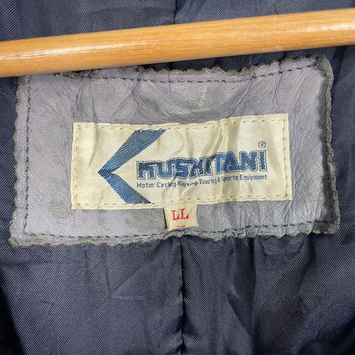 Japanese Brand Vtg Kushitani Motorcycle Biker Leather Jacket Size US M / EU 48-50 / 2 - 16 Thumbnail