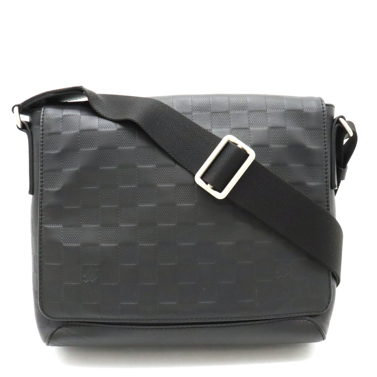 Louis Vuitton Louis Vuitton Louis Vuitton Damier Infini District PM Shoulder Bag N41033 Leather Crossbody Bag N41033 in Very Good Condition Size ONE SIZE - 1 Thumbnail