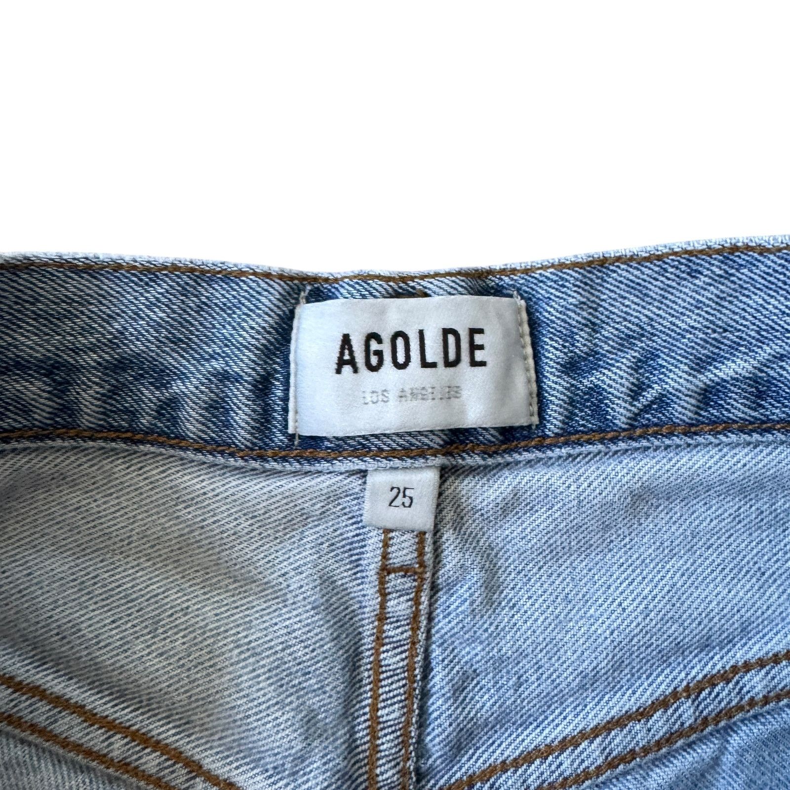 Agolde AGOLDE 90s Mid Rise Loose Fit Jean Captured Distressed Size 25" / US 0 / IT 36 - 3 Thumbnail