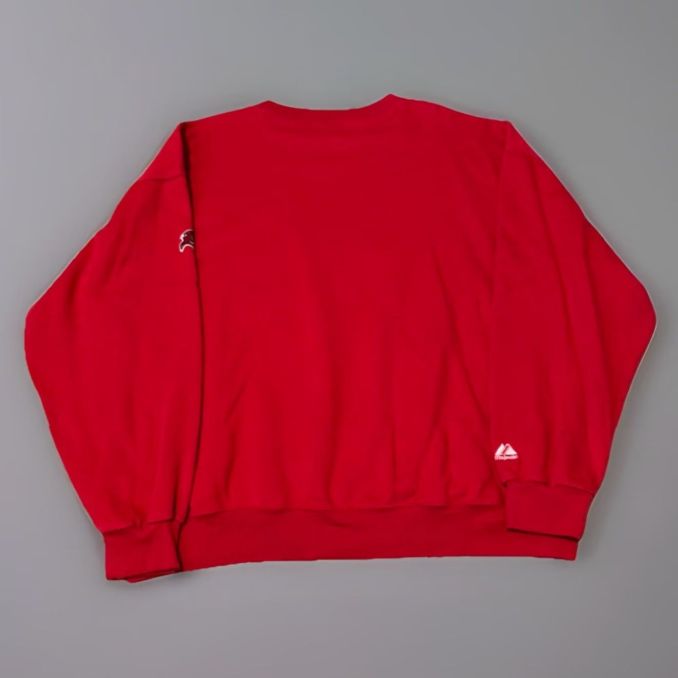 NFL VINTAGE Tampa Bay Buccaneers NFL Football Majestic Red 2XL Crewneck Sweatshirt Mens Size US XXL / EU 58 / 5 - 2 Thumbnail