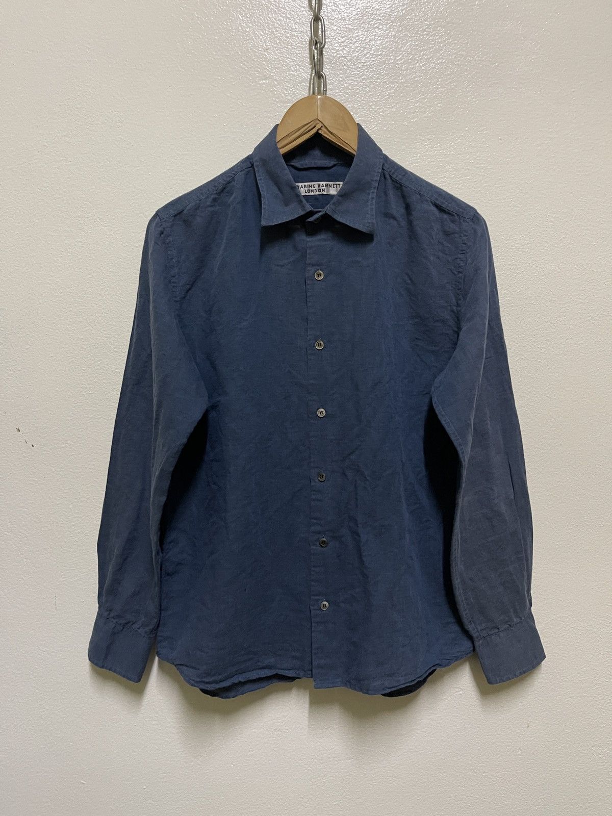 Katharine Hamnett London Katharine Hamnett Linen Shirt Size US L / EU 52-54 / 3 - 1 Thumbnail