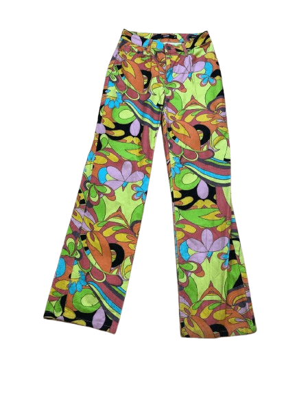 Jaded London Vintage Jaded London Flower Print Pants Size 28 Size 28" / US 6 / IT 42 - 1 Thumbnail
