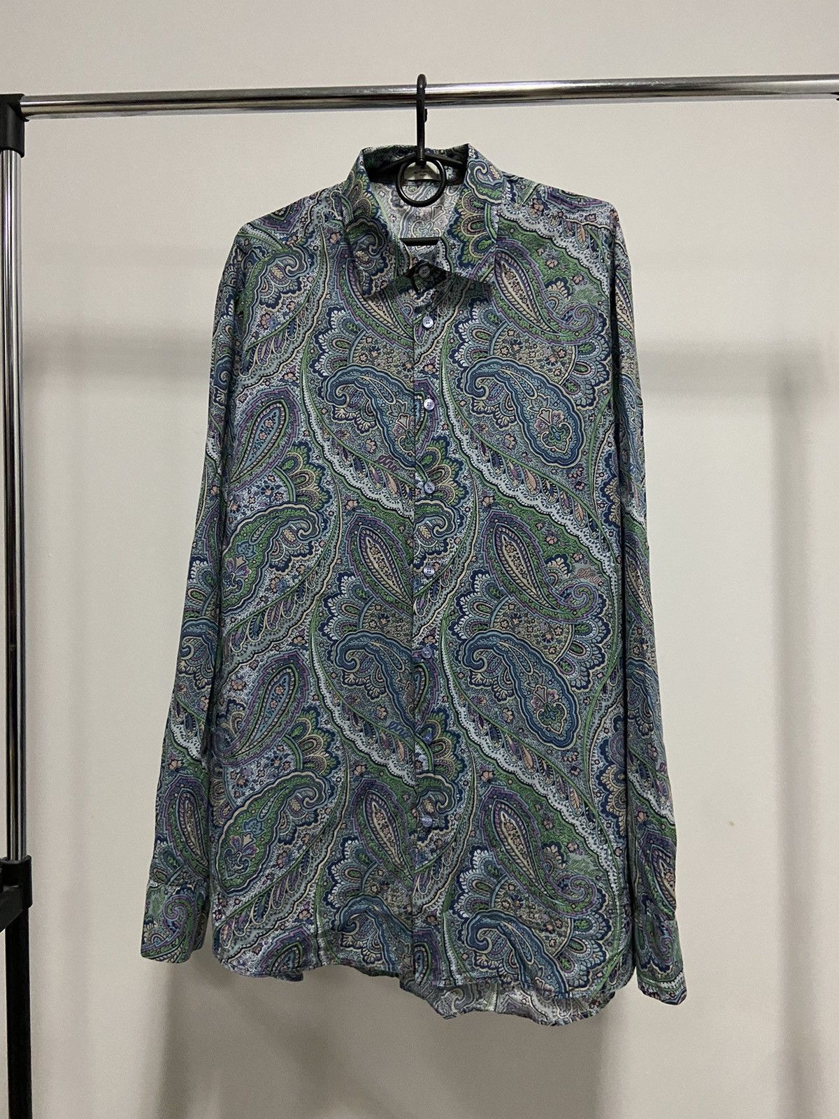 Etro × Vintage Etro buttons overprint floral vintage made in Italy Size US XL / EU 56 / 4 - 1 Thumbnail