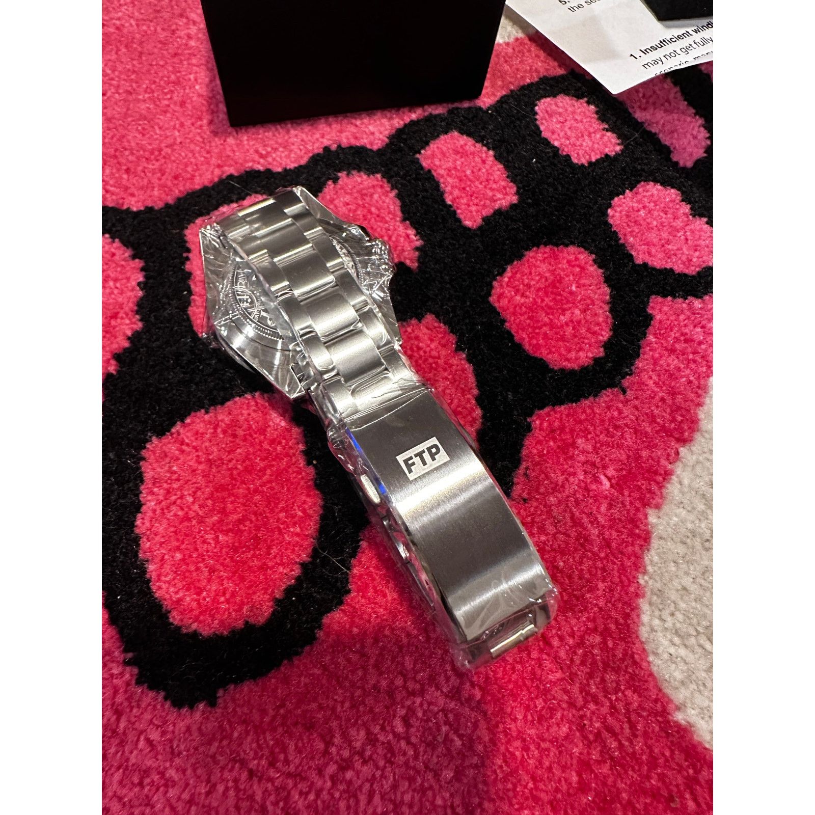 Fuck The Population FTP 2025-BSFU-FTP Timepiece Watch – 41mm – Black Size ONE SIZE - 8 Thumbnail
