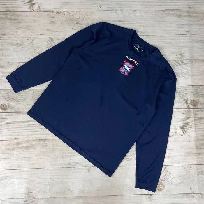 Macron Macron Ipswich Town Football Shirt Soccer Jersey Long Sleeve Size US M / EU 48-50 / 2 - 1 Thumbnail