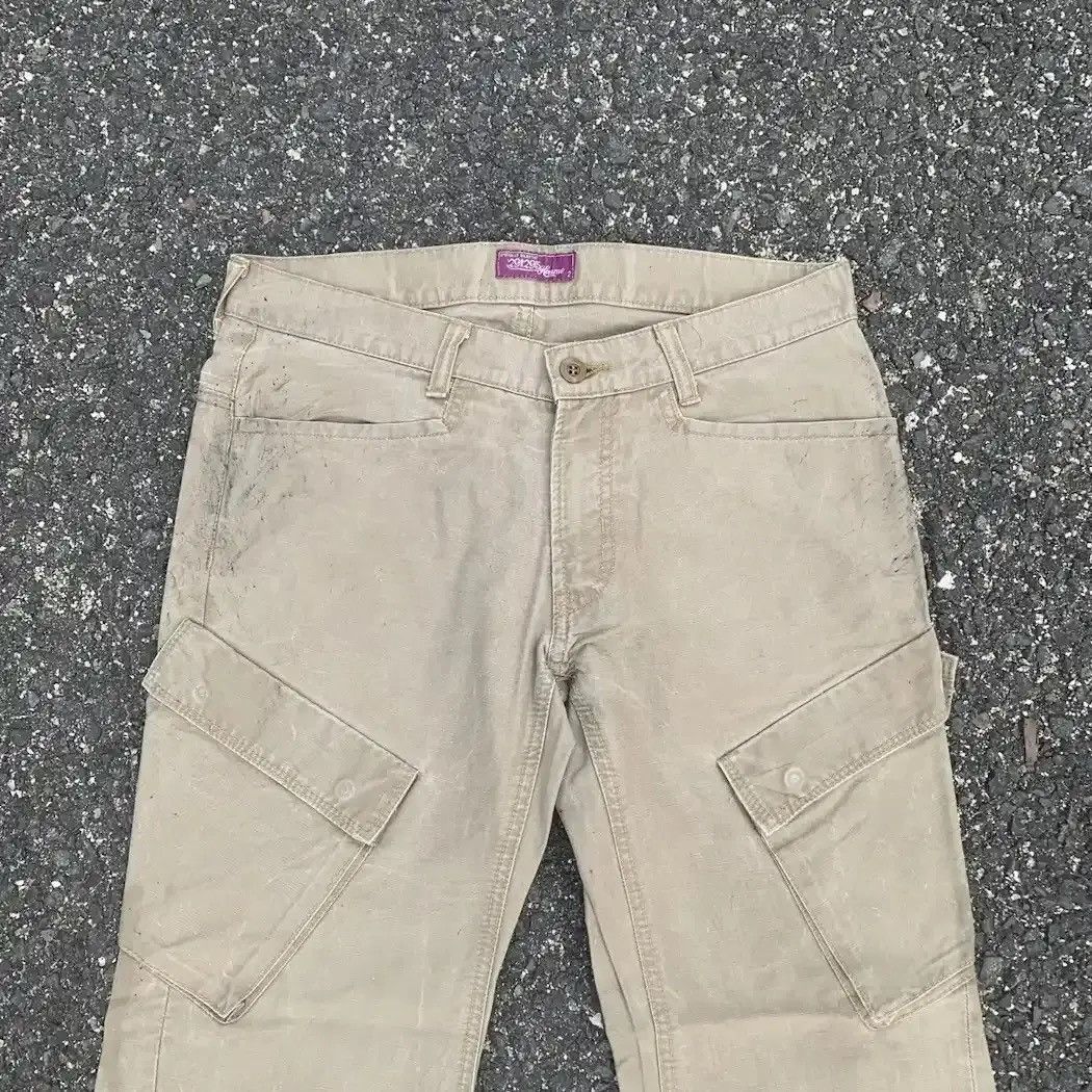 Beauty Beast 🔥RUSTY DIRTY🔥291295=HOMME UTILITY TROUSER FLARE CARGO PANTS Size US 30 / EU 46 - 2 Thumbnail