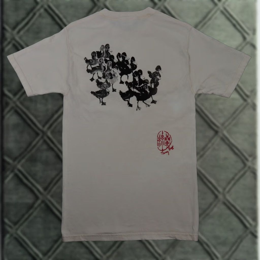 Fruit Of The Loom Nancy Rupp Mens Small Artist Vintage TShirt Ducks 2 sided Print RARE Artworks Size US S / EU 44-46 / 1 - 1 Thumbnail
