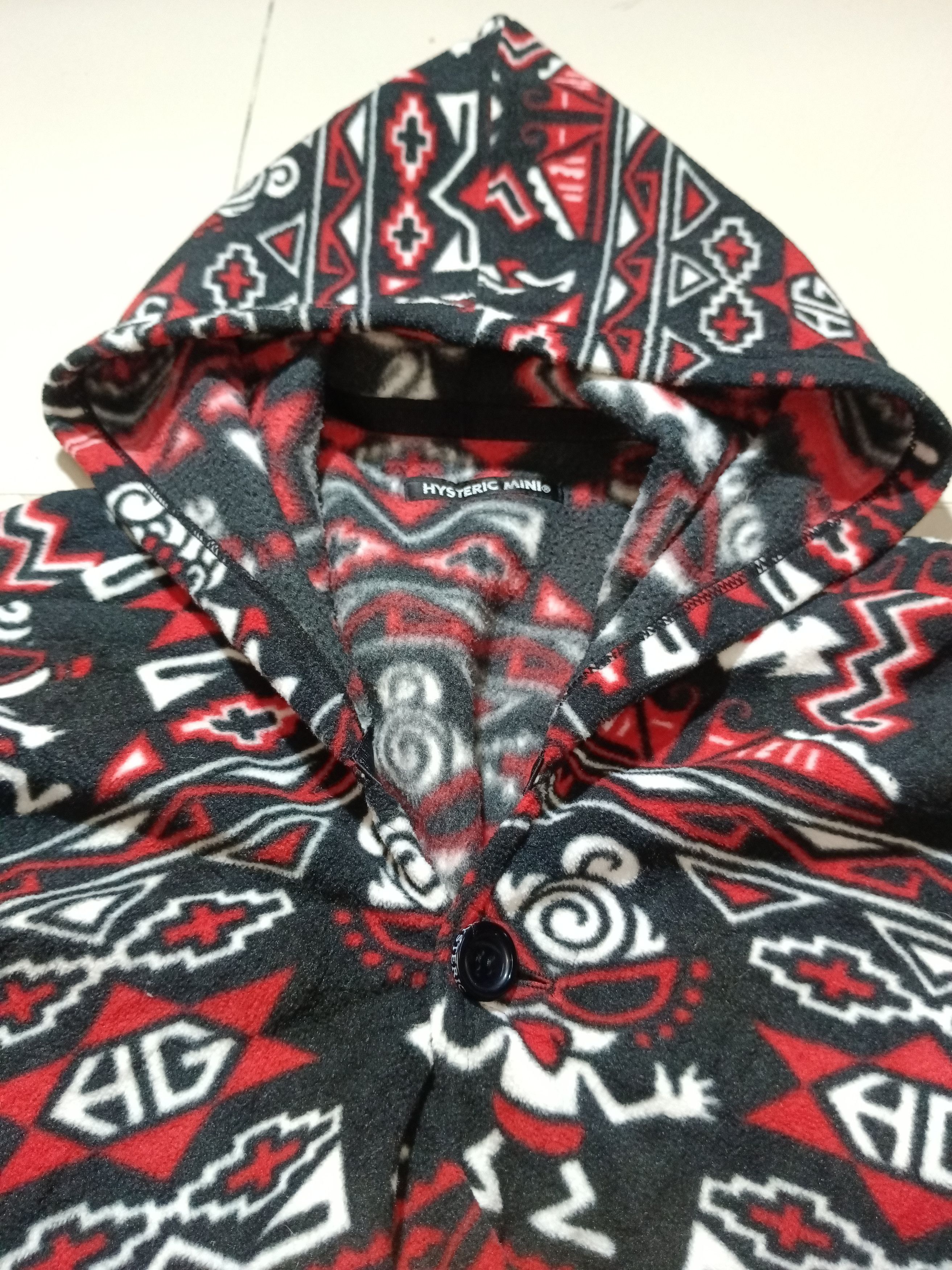 Hysteric Glamour Hysteric glamour fleece Navajo native hoodie scarf Size ONE SIZE - 10 Thumbnail