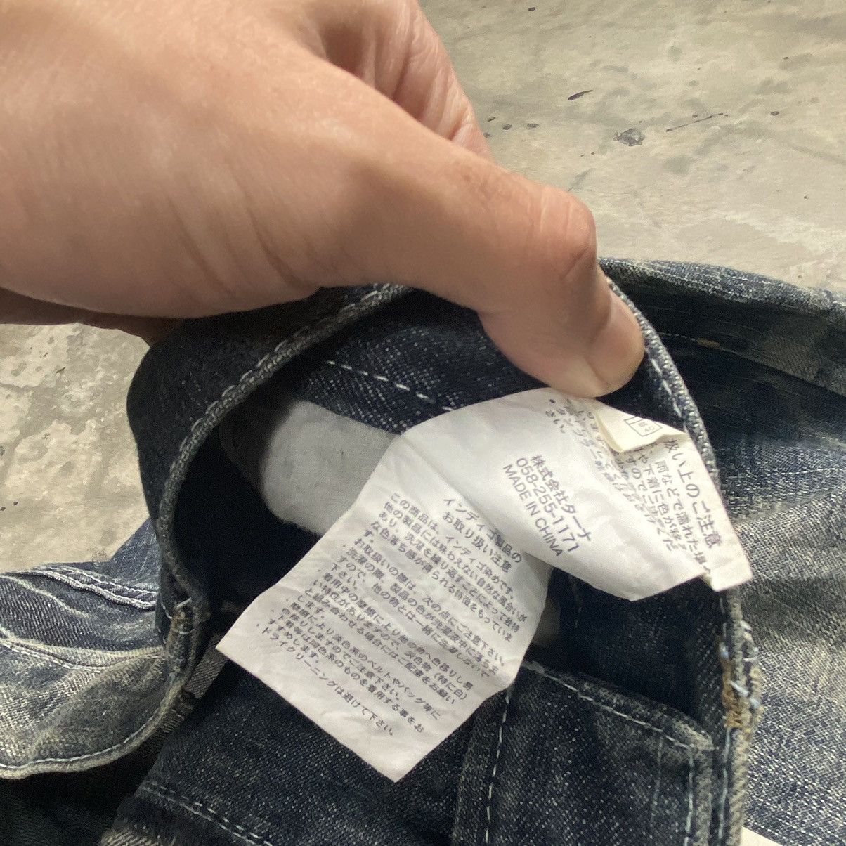 If Six Was Nine × Japanese Brand × Le Grande Bleu (L.G.B.) Menz Jeans Snake Acid Washed Bondage Jeans Size US 34 / EU 50 - 12 Thumbnail