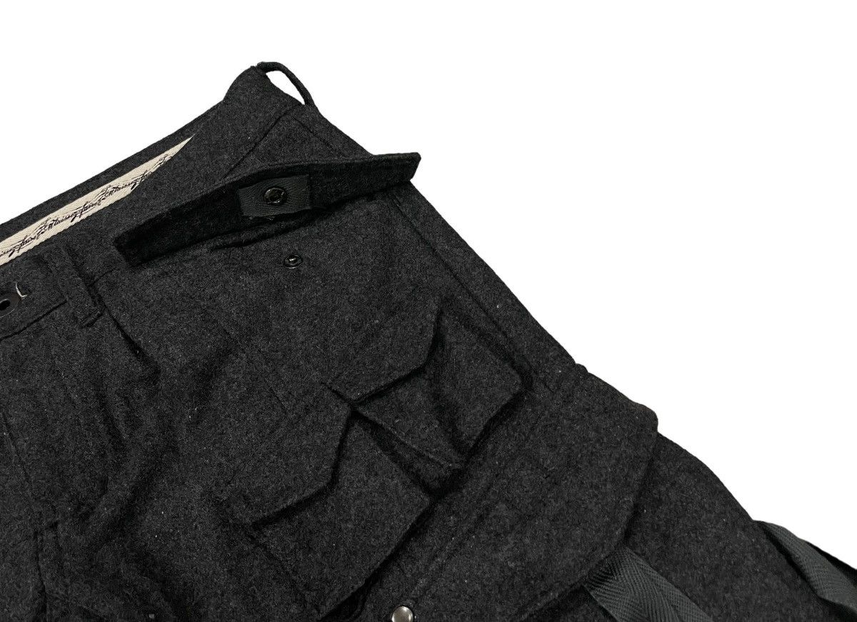 Tornado Mart Vintage Tornado Mart Bondage Cargo Tactical Wool Pants Size US 33 - 3 Thumbnail