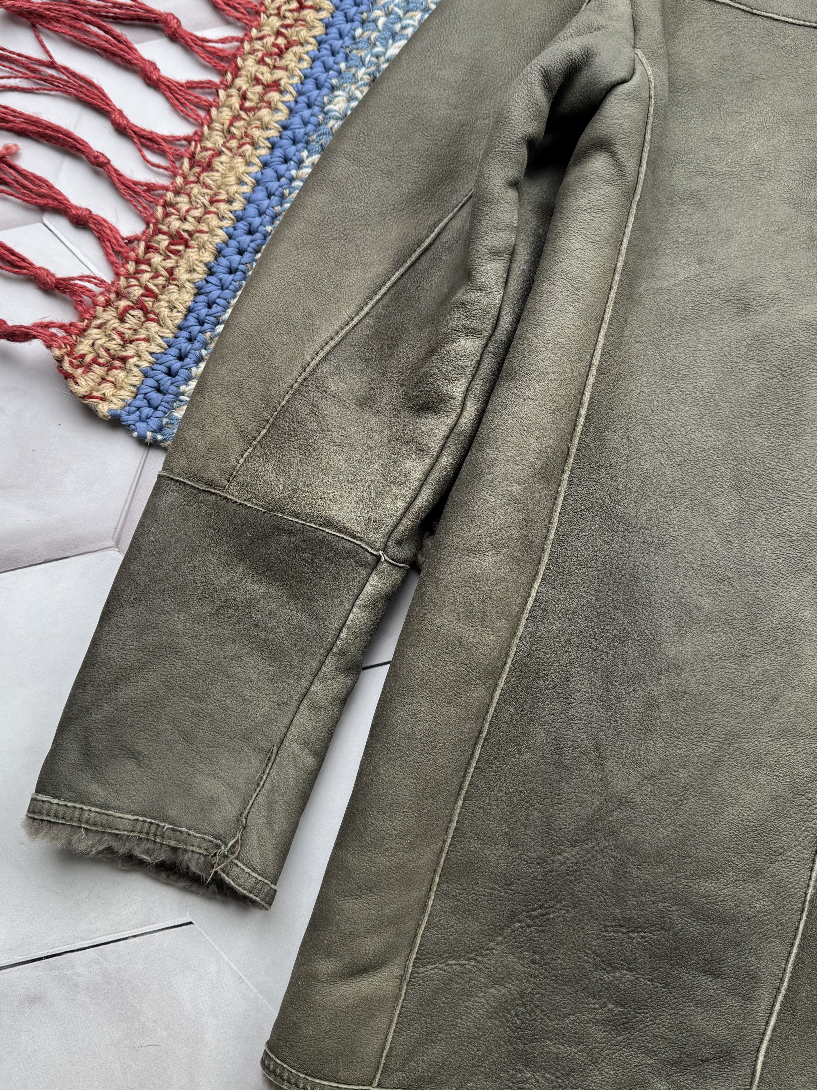 Japanese Brand Vintage Real Sheepskin Coat (E4) Size US XS / EU 42 / 0 - 12 Thumbnail