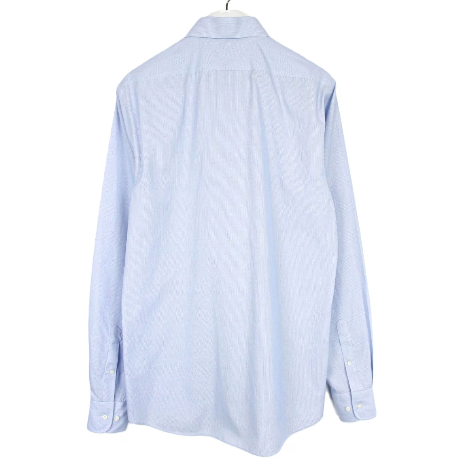 Suitsupply SUITSUPPLY Formal Shirt Men's Extra Slim Fit Blue 43-7 / 17L Long Sleeve Size 46R - 2 Thumbnail
