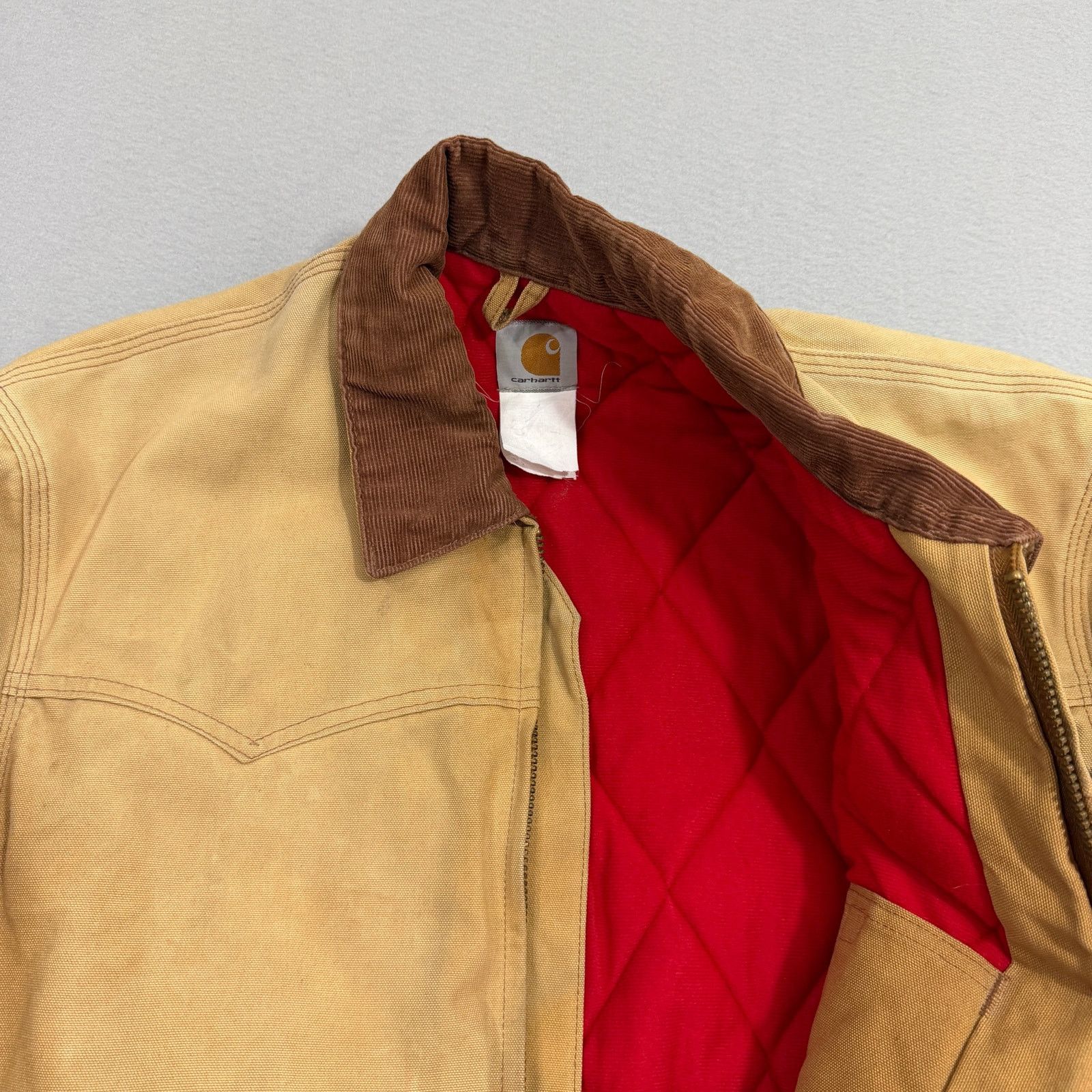Carhartt Vintage Carhartt SANTA FE Jacket Extra Large Duck Red Quilt Size US XL / EU 56 / 4 - 9 Thumbnail
