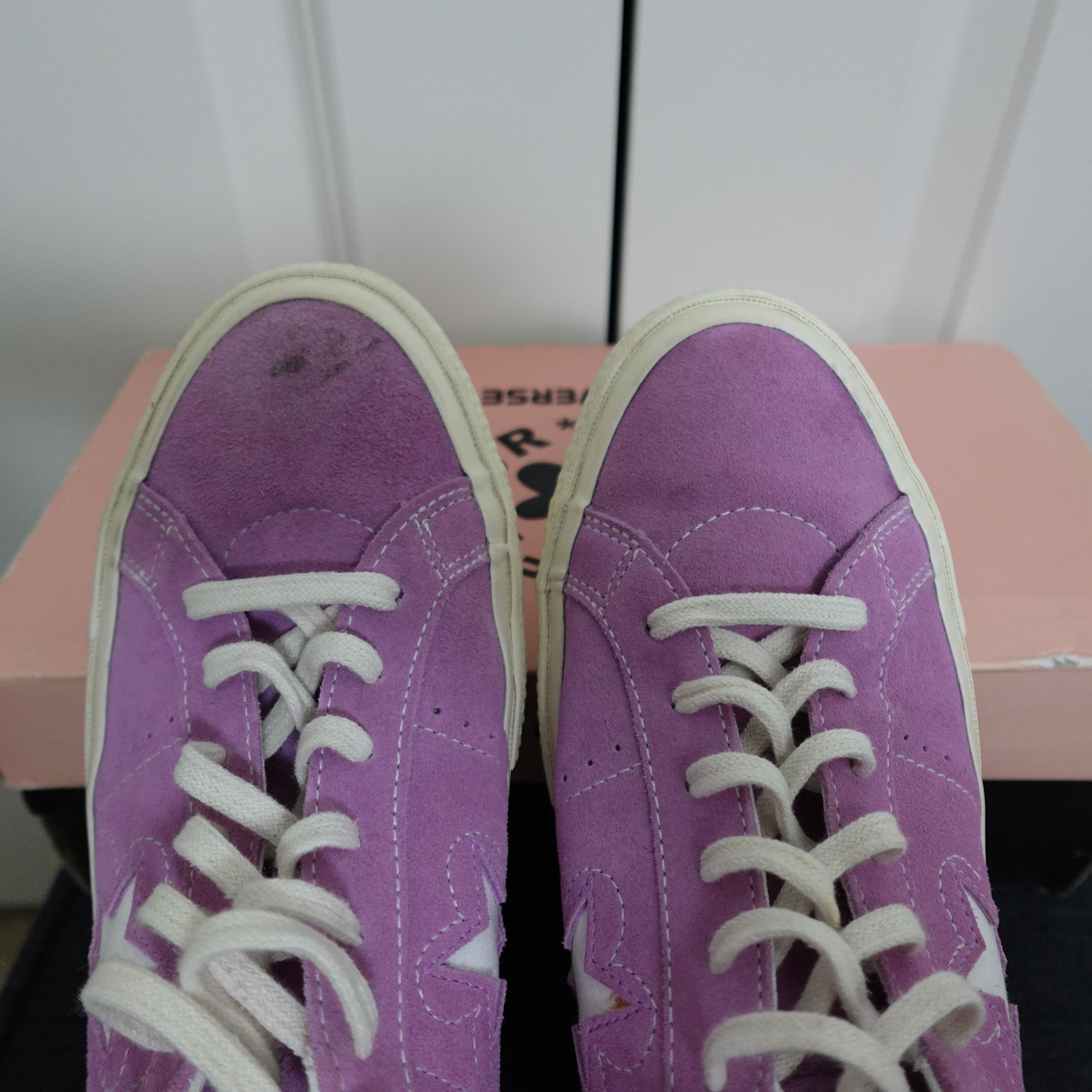 Golf le Fleur Converse x Golf Le Fleur One Star Fuchsia Glow Purple Size US 11 / EU 44 - 6 Thumbnail