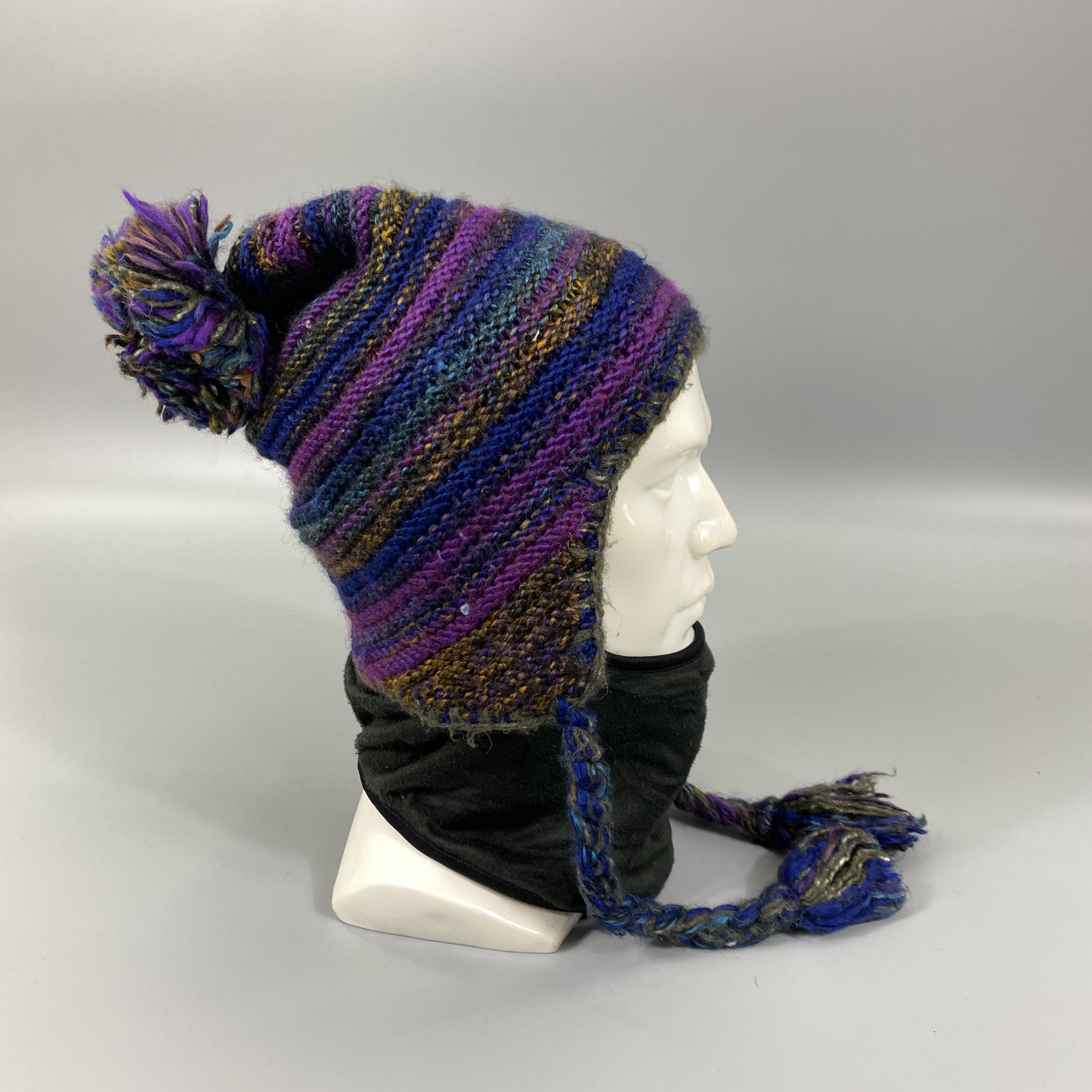 Phenix Phenix Earflap Multicolour Beanie Hats -BN826 Size ONE SIZE - 4 Thumbnail