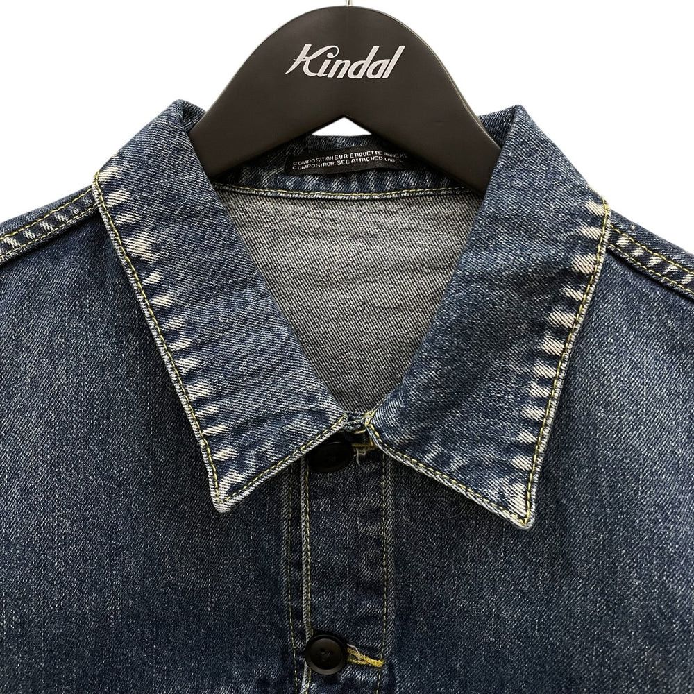 Yohji Yamamoto Yohji Yamamoto pour homme/ W-8 oz denim jacket Size US XXL / EU 58 / 5 - 3 Thumbnail