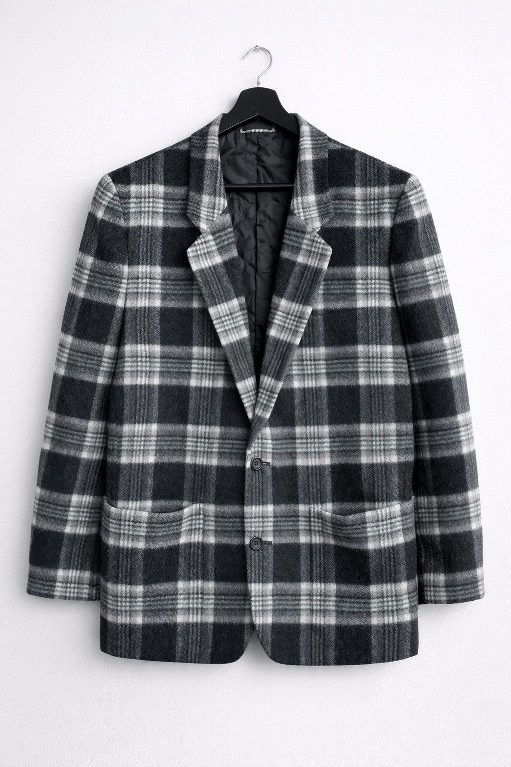 Melrose Vintage Melrose Co. Ltd Plaid Wool Blazer Jacket – Classic Size US M / EU 48-50 / 2 - 1 Thumbnail