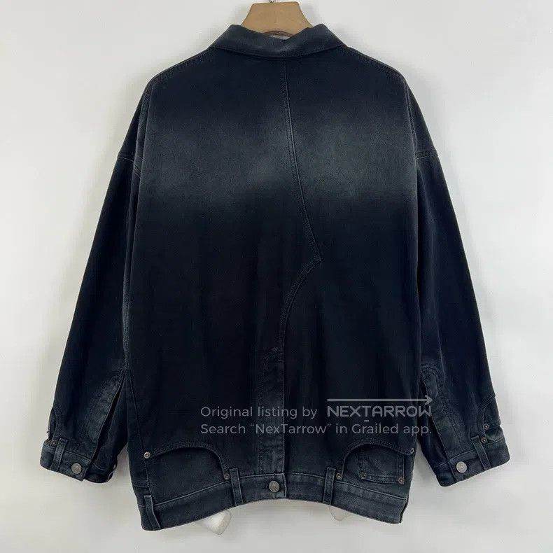 Balenciaga Balenciaga Black Washed Distressed Denim Pants Patchwork J Size US XS / EU 42 / 0 - 2 Thumbnail
