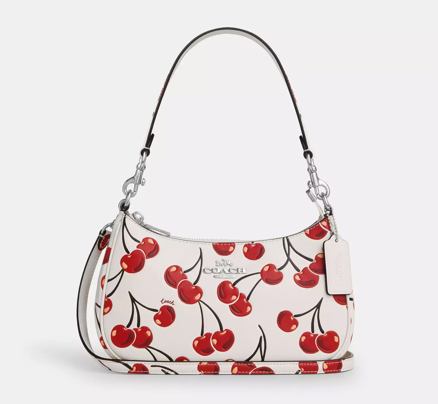 Coach Teri Shoulder Bag With Cherry Print CZ774 Size ONE SIZE - 8 Thumbnail