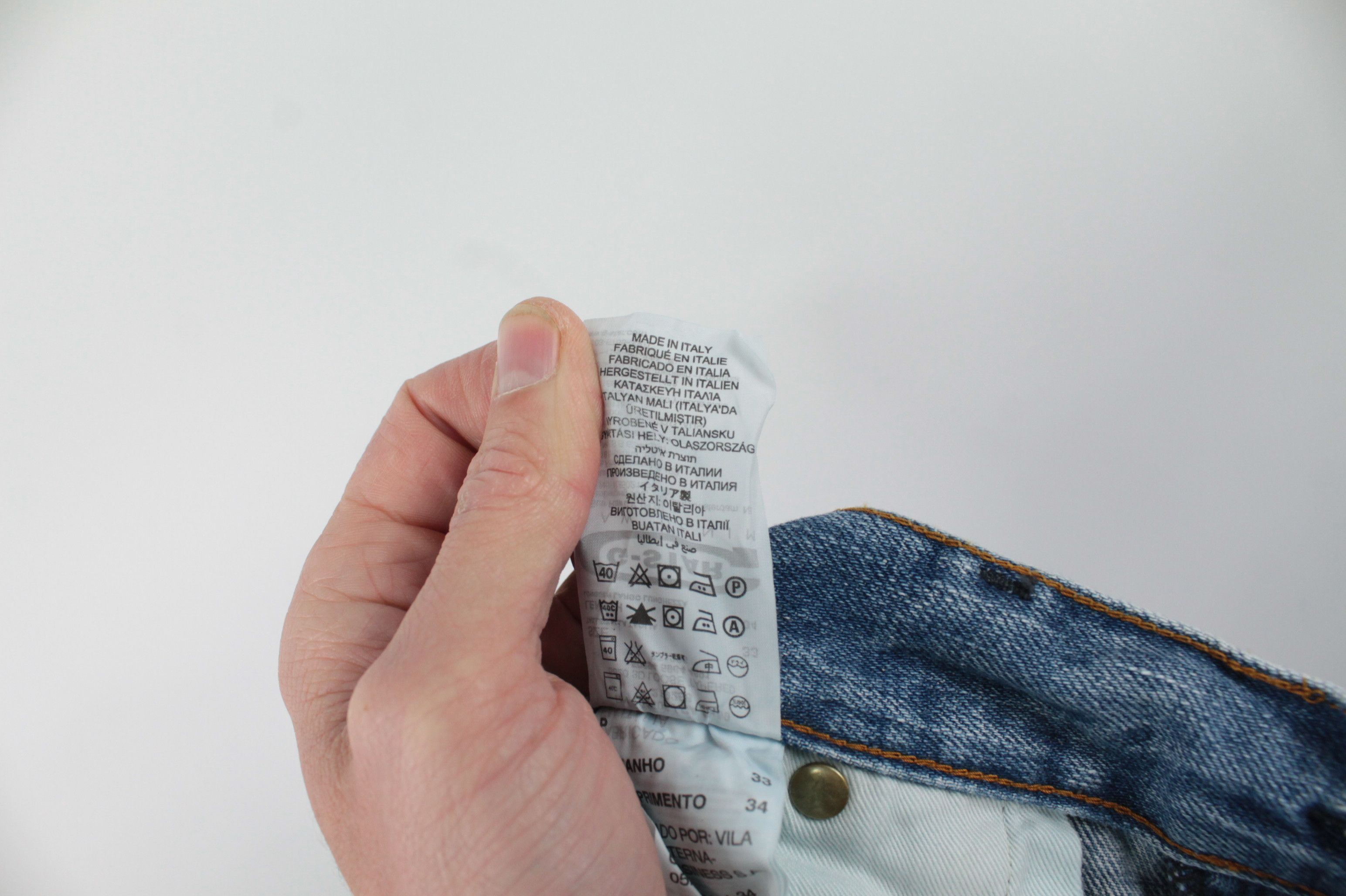 G-Star RARE G-Star 5620 Elwood x 14OZ Red Listing Denim Limited Size US 33 - 14 Thumbnail