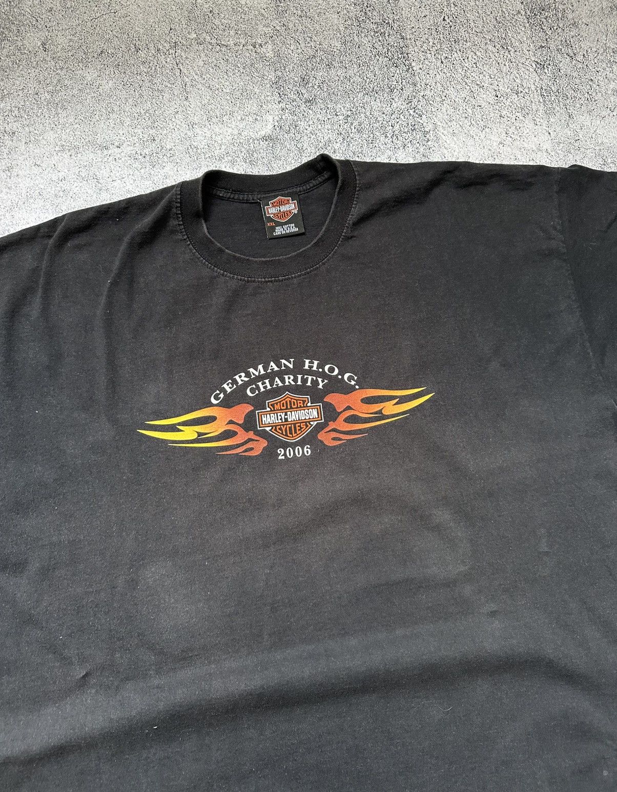 Harley Davidson Made in USA Harley Davidson T-shirt 2006 German Charity Size US XXL / EU 58 / 5 - 4 Thumbnail