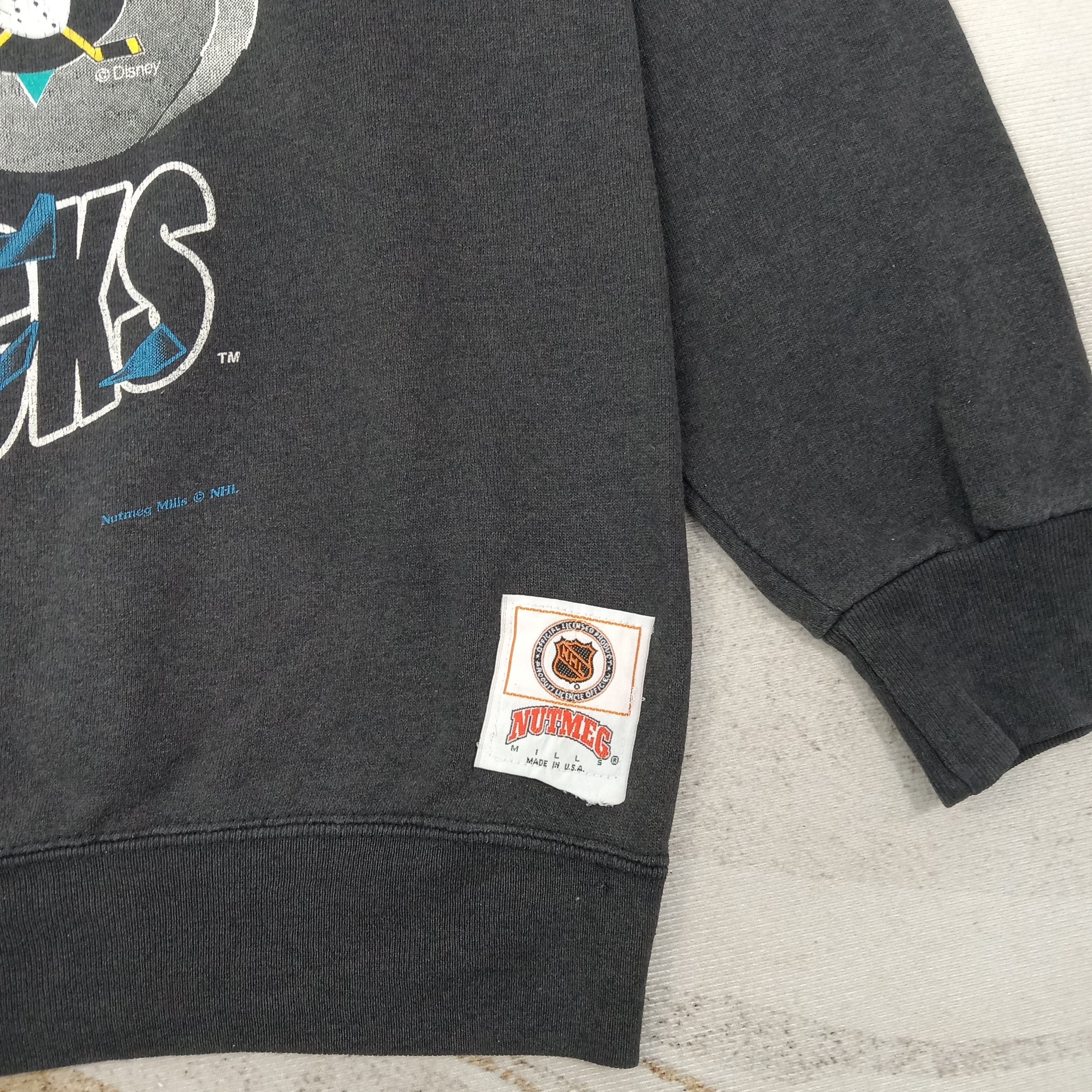 Nutmeg Mighty Ducks Kick Ice Hockey Team Sweatshirt C261N17 Size US L / EU 52-54 / 3 - 3 Thumbnail