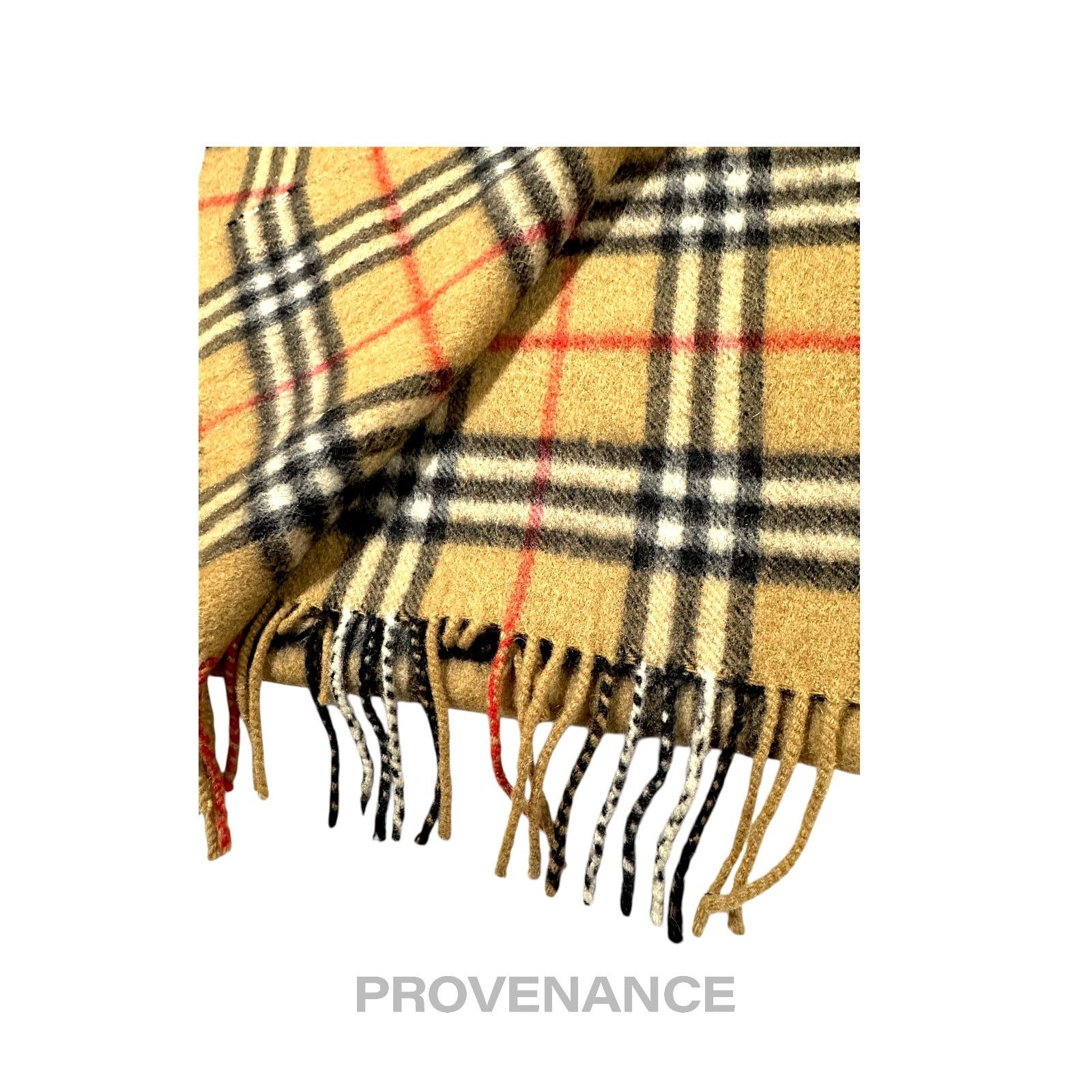 Burberry 🔴 Burberry Scarf - Nova Check Cashmere Size ONE SIZE - 4 Thumbnail