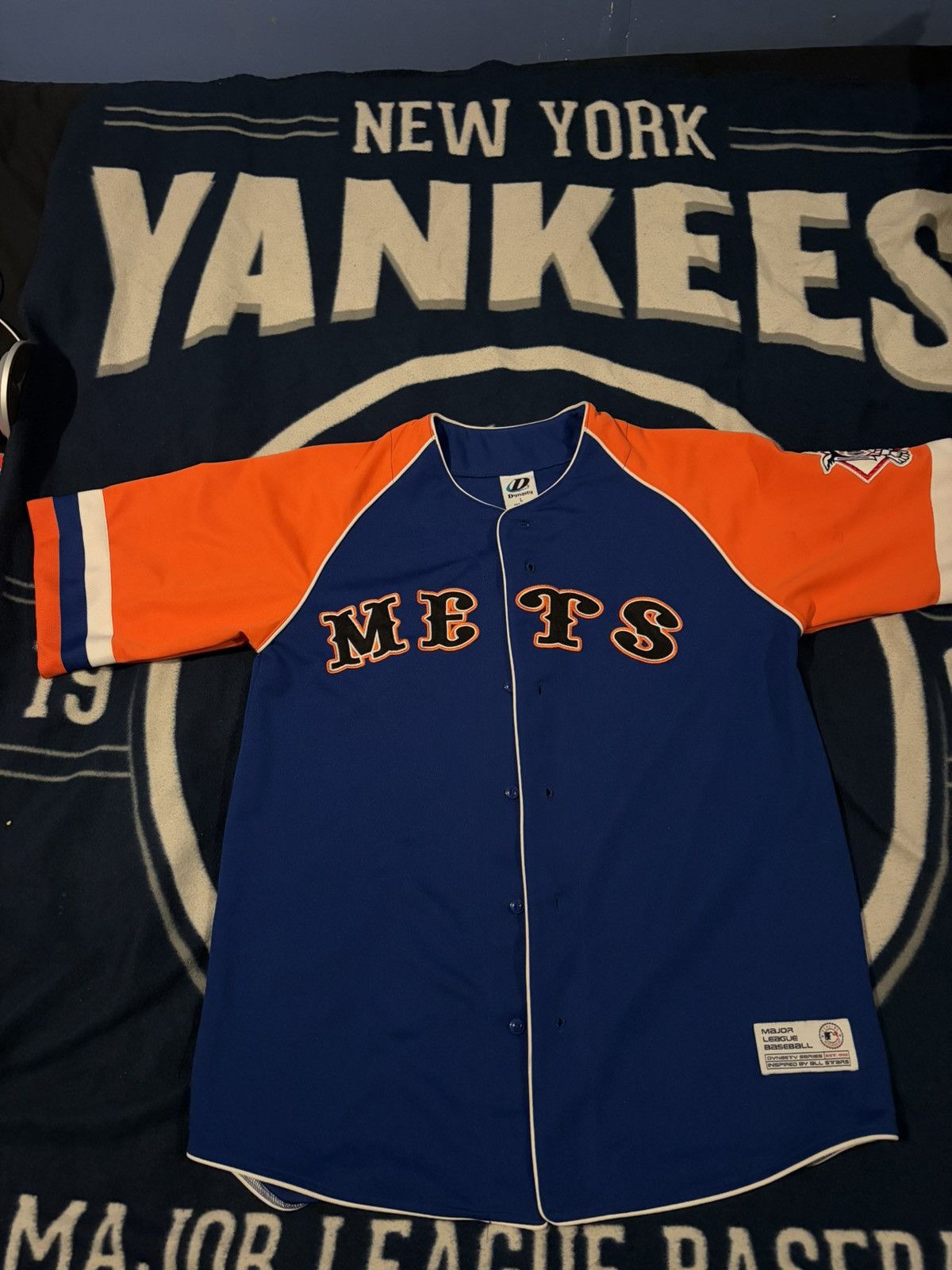 MLB Vintage Mets Jersey Size US L / EU 52-54 / 3 - 7 Thumbnail