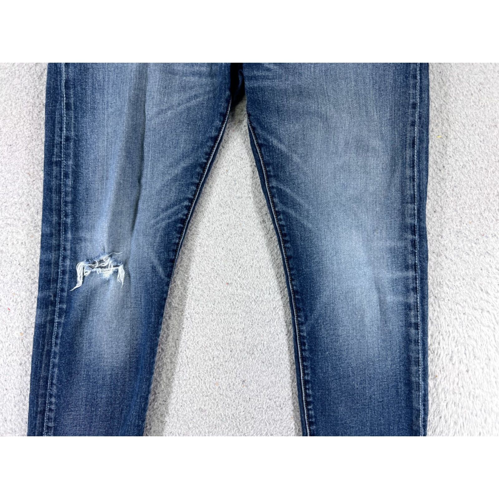 Levi's Levi's 512 Jeans Denim Blue 32x29 Regular Slim Distressed Cotton 5-Pocket Men Jeans Vintage? No Size US 32 / EU 48 - 3 Thumbnail
