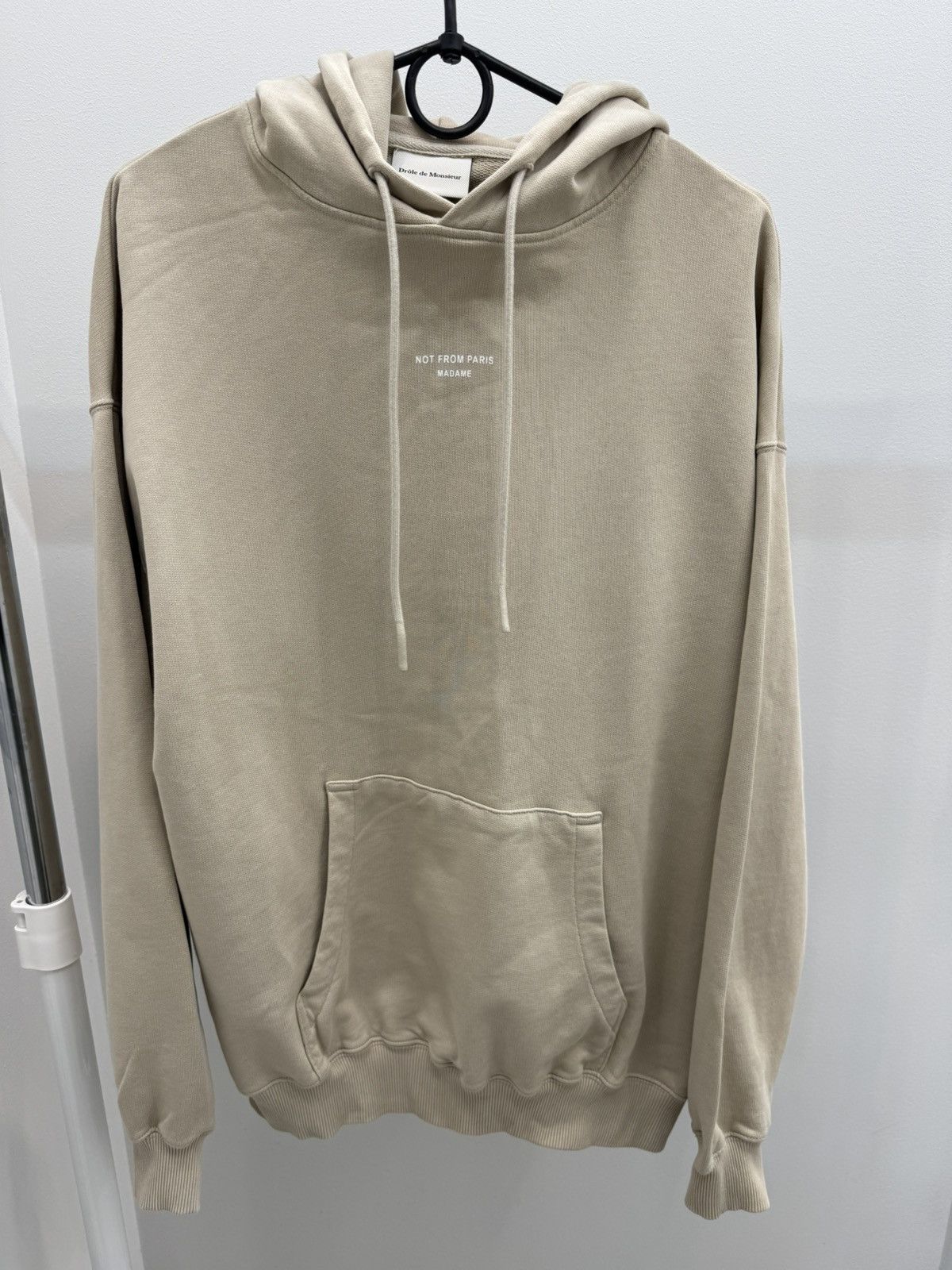 Drole De Monsieur Drole De Monsieur Not From Paris Madame Print Cotton Hoodie Size US L / EU 52-54 / 3 - 1 Thumbnail