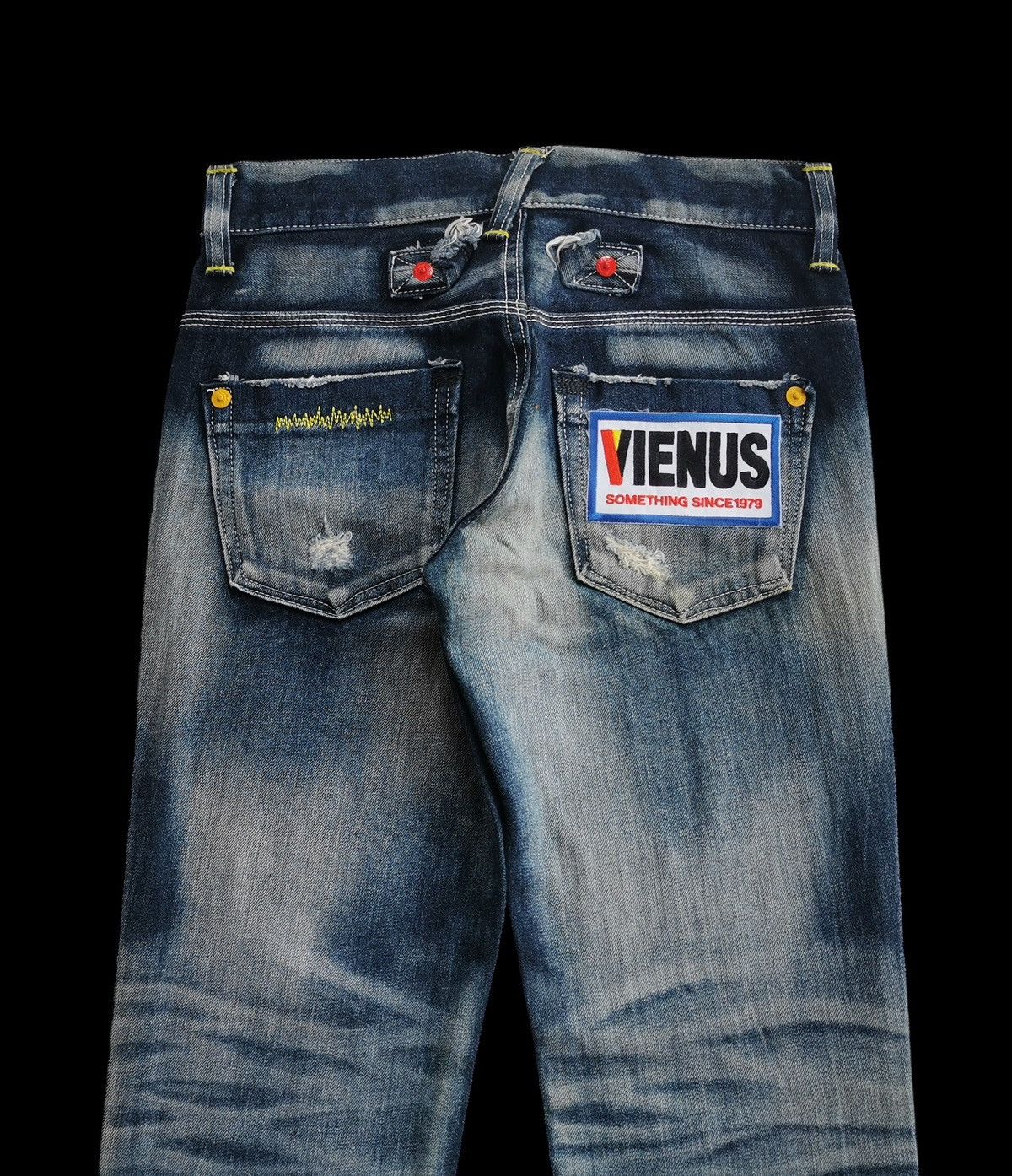 Tornado Mart Edwin vienus whiskering jeans Size 29" - 4 Thumbnail