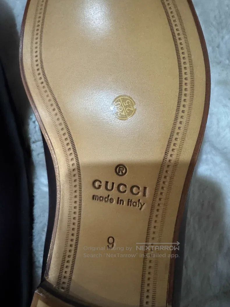 Gucci Guicci Full Print Horseshoe Buckle Loafers Leather Shoes Size US 10 / EU 43 - 7 Thumbnail