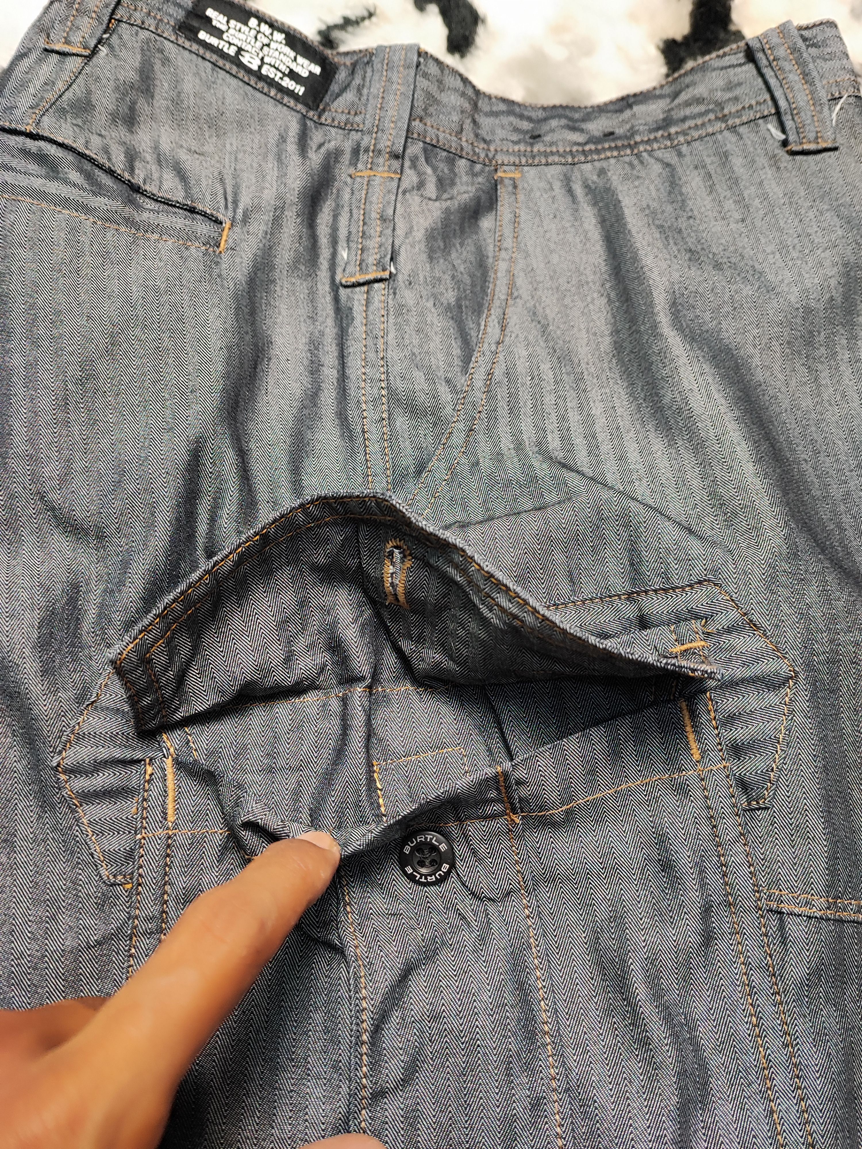 Japanese Brand Workwear Cargo Pants Hickory Japan by Burtle Size US 30 / EU 46 - 14 Thumbnail
